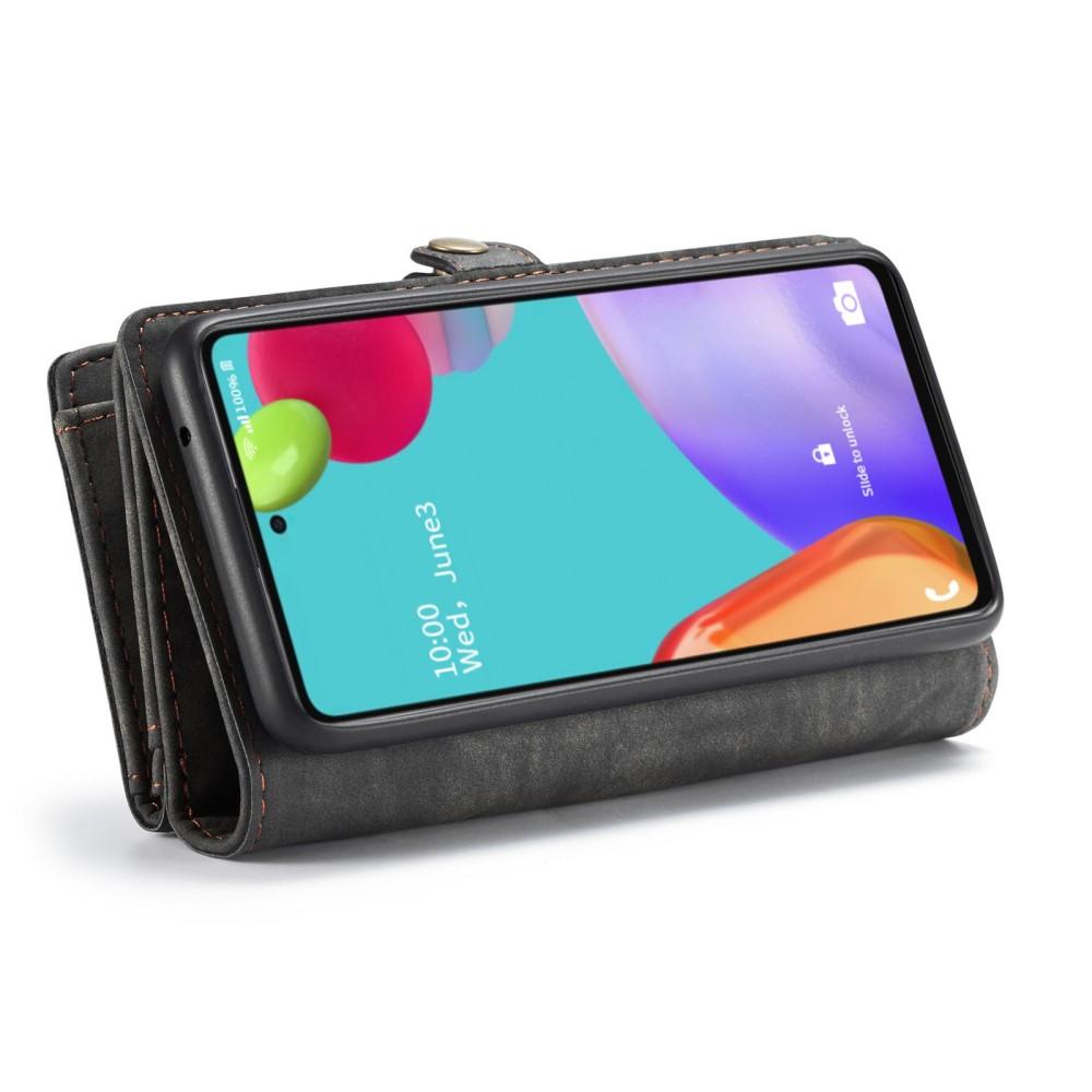 Étui portefeuille multi-cartes Samsung Galaxy A52 5G, Gris