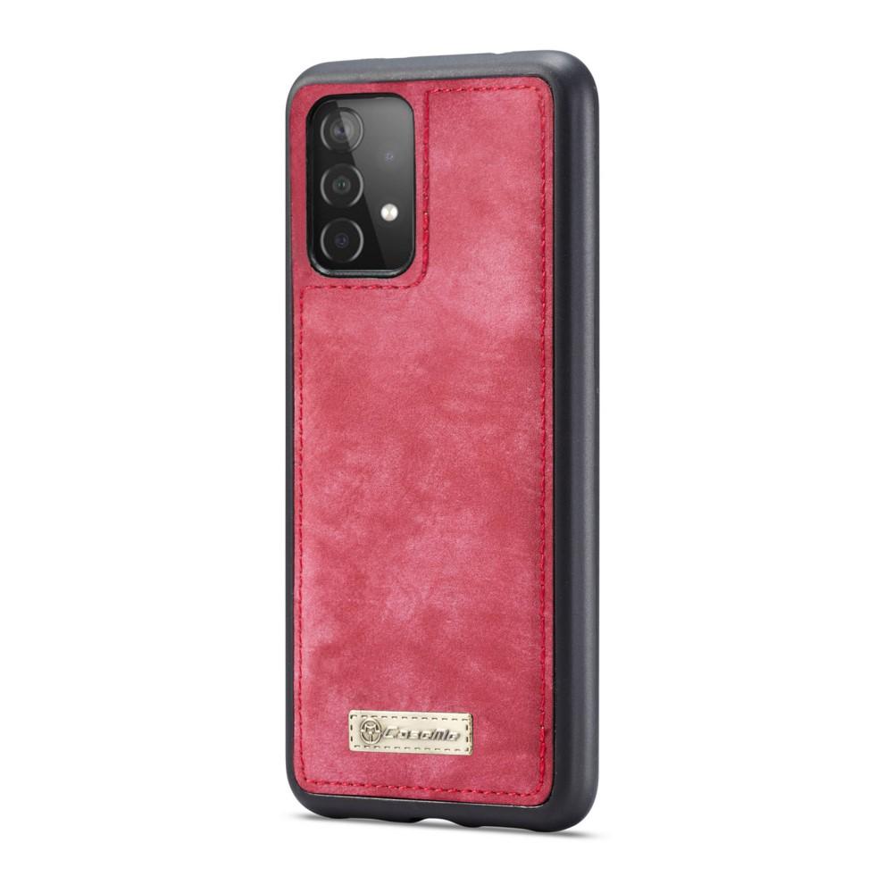 Étui portefeuille multi-cartes Samsung Galaxy A52 5G, Rouge