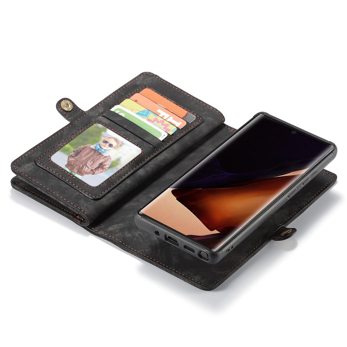 Étui portefeuille multi-cartes Samsung Galaxy Note 20 Ultra, Gris