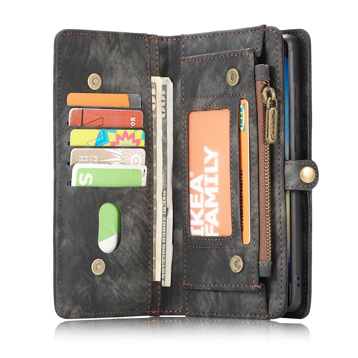 Étui portefeuille multi-cartes Samsung Galaxy Note 20 Ultra, Gris
