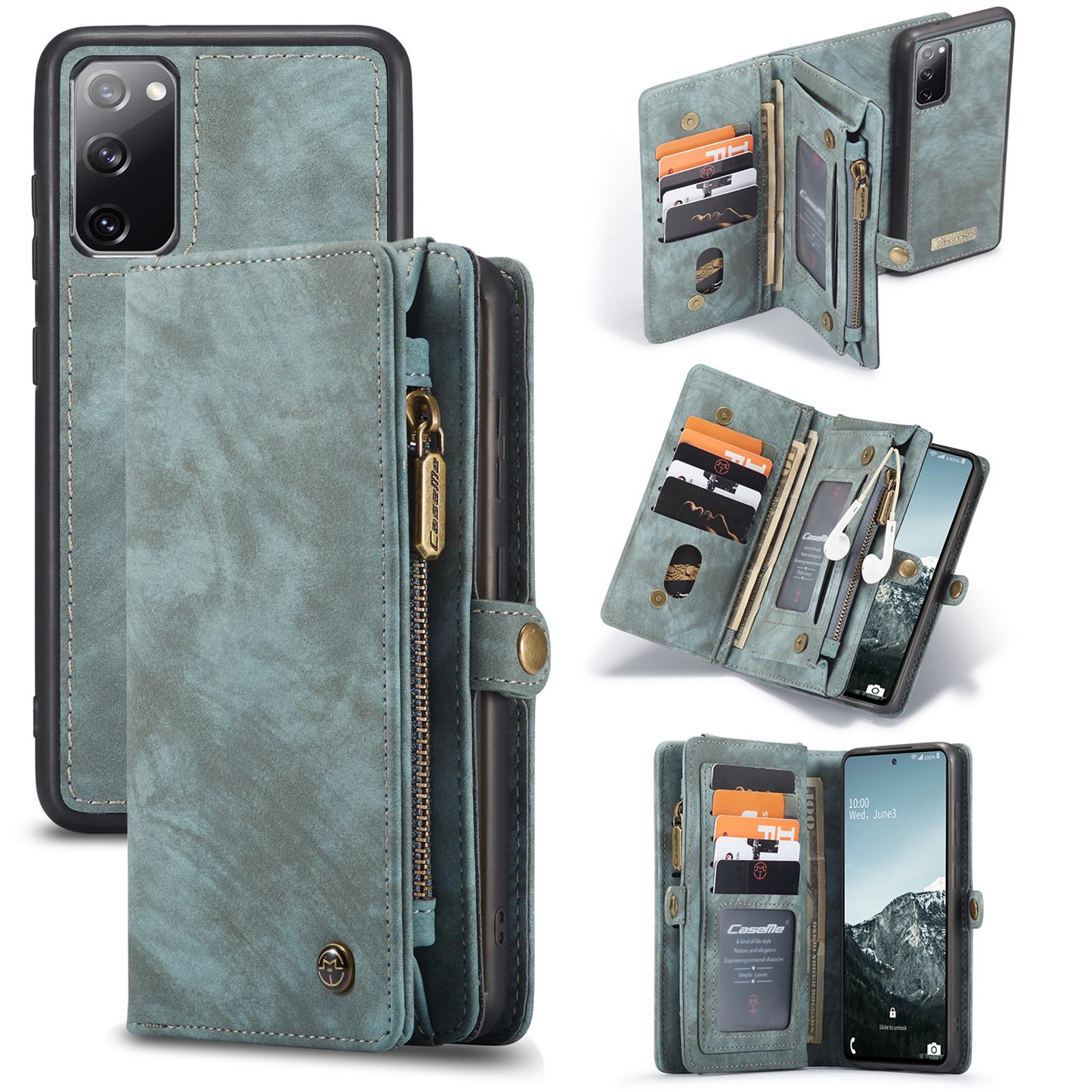 Étui portefeuille multi-cartes Samsung Galaxy S20 FE, Bleu