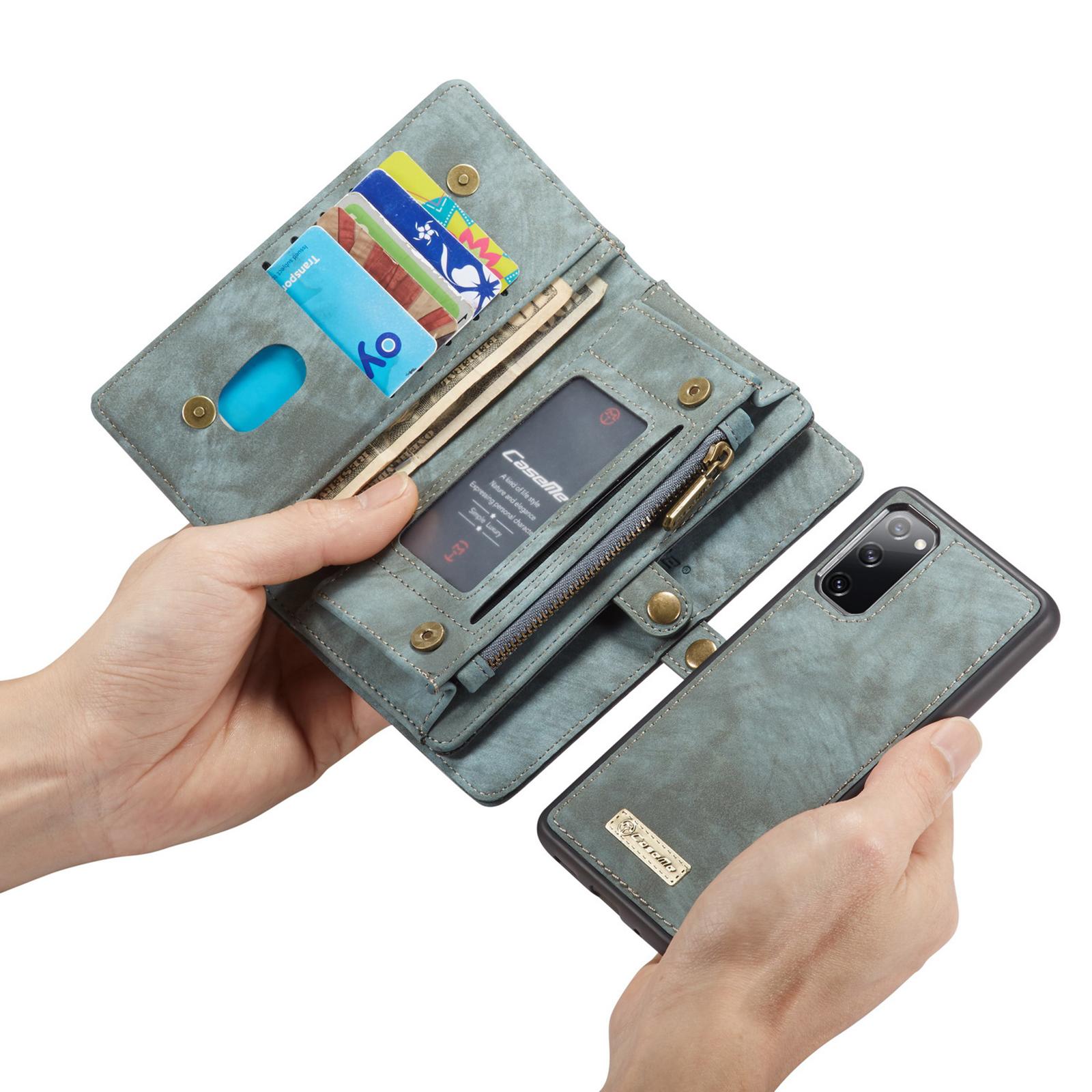 Étui portefeuille multi-cartes Samsung Galaxy S20 FE, Bleu