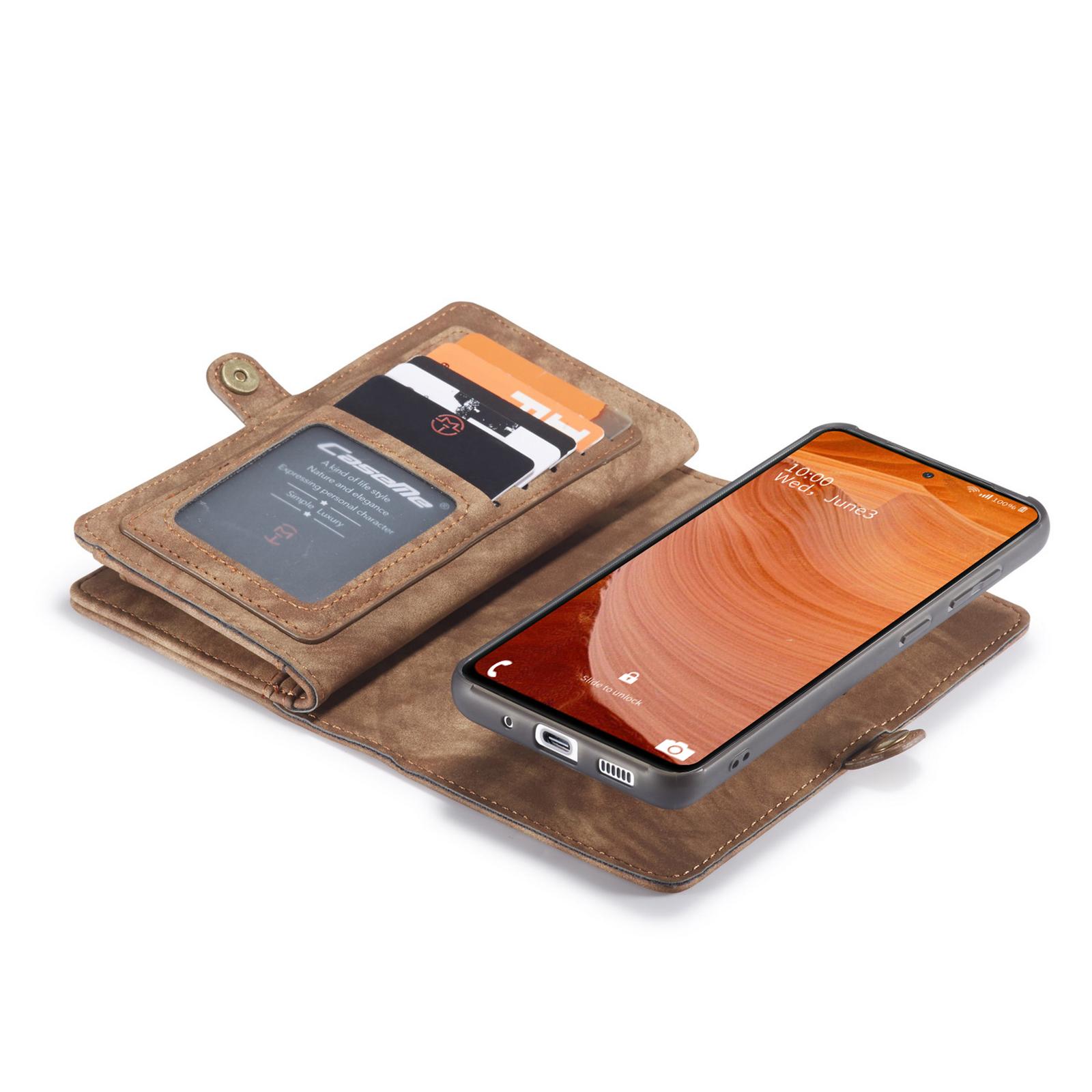 Étui portefeuille multi-cartes Samsung Galaxy S20 FE, Marron
