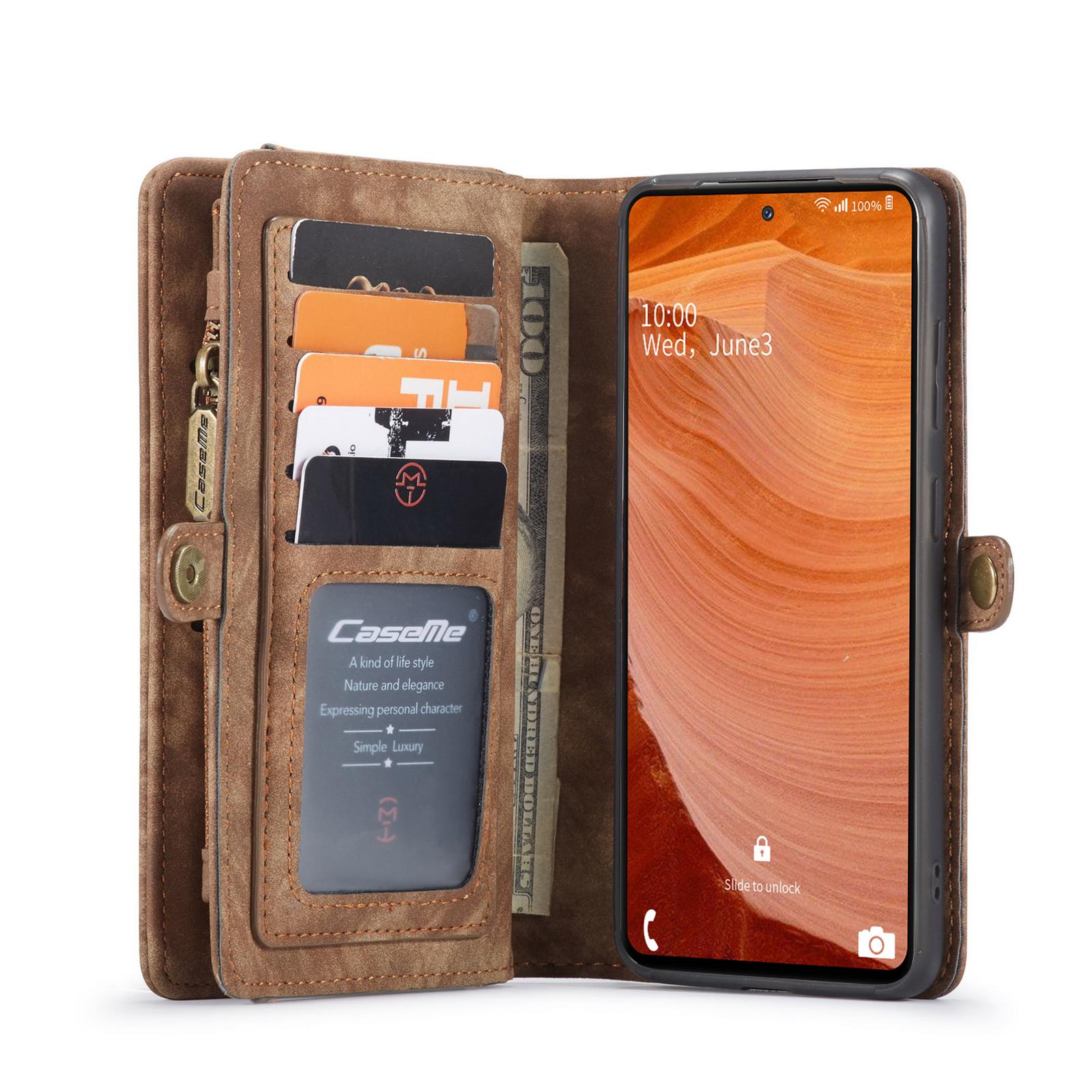 Étui portefeuille multi-cartes Samsung Galaxy S20 FE, Marron