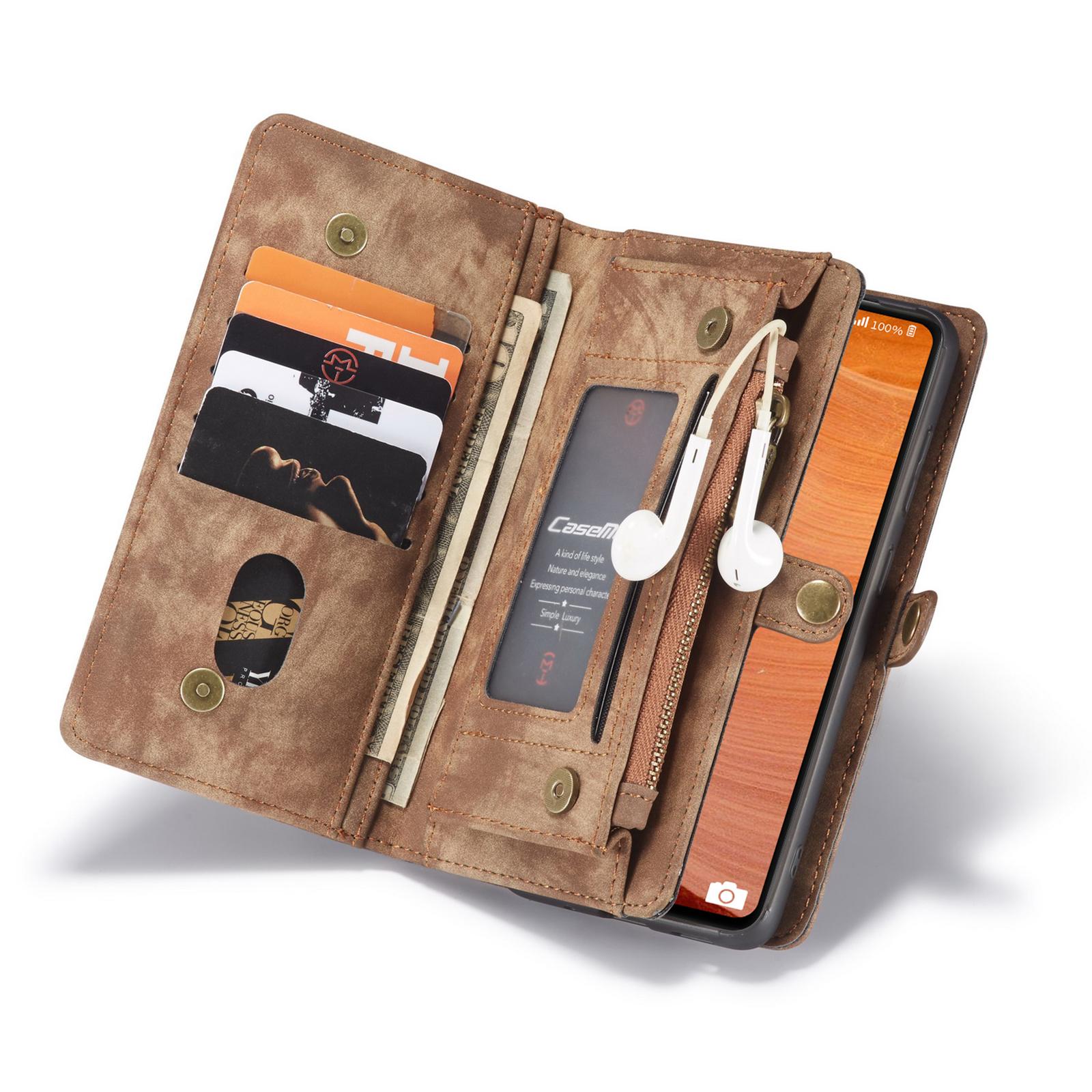 Étui portefeuille multi-cartes Samsung Galaxy S20 FE, Marron