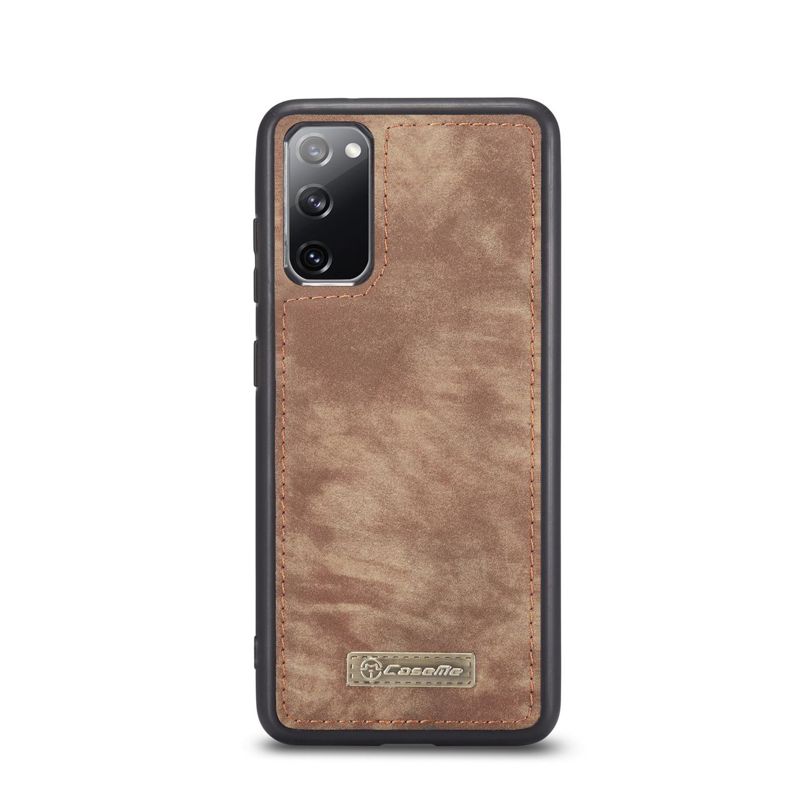 Étui portefeuille multi-cartes Samsung Galaxy S20 FE, Marron