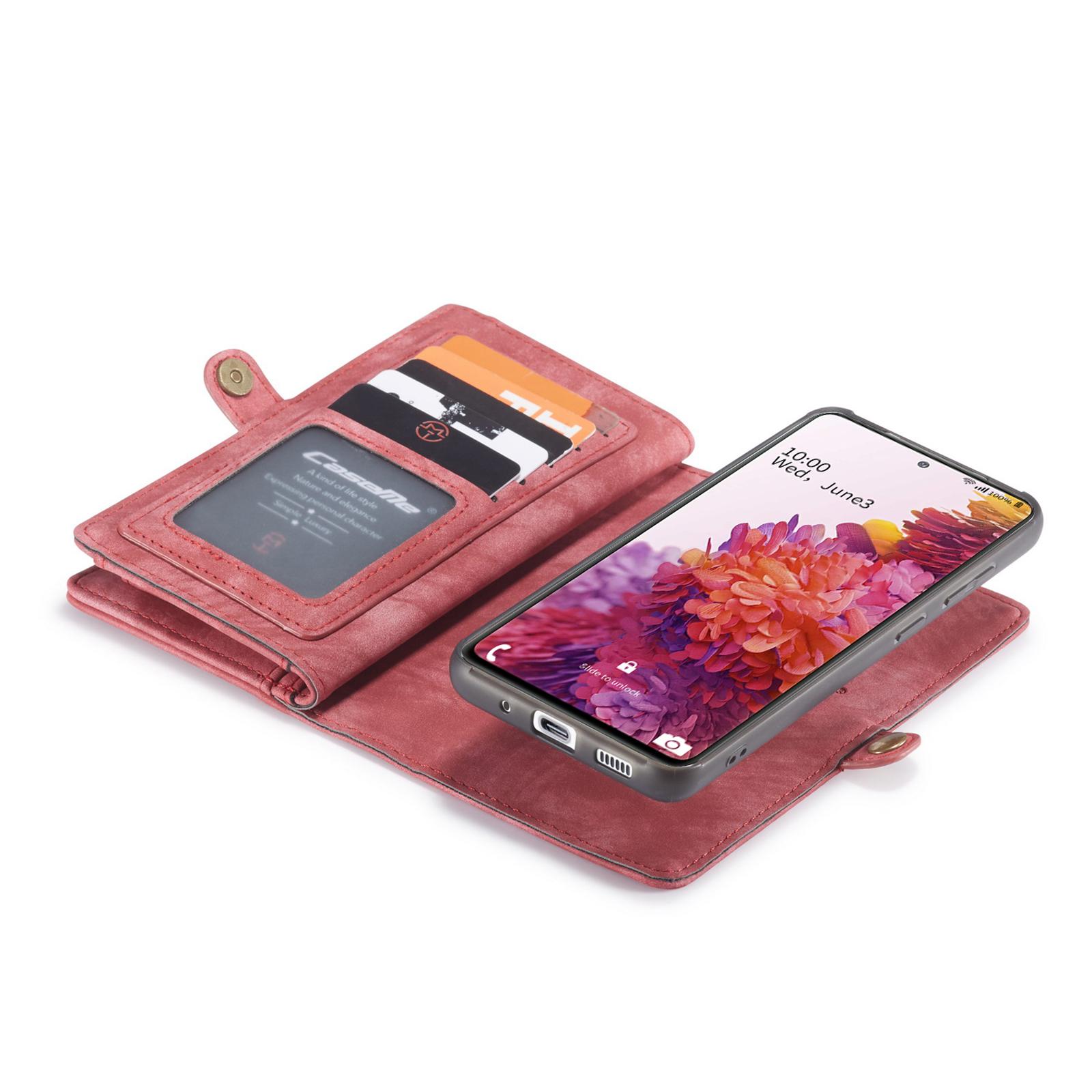 Étui portefeuille multi-cartes Samsung Galaxy S20 FE Rouge