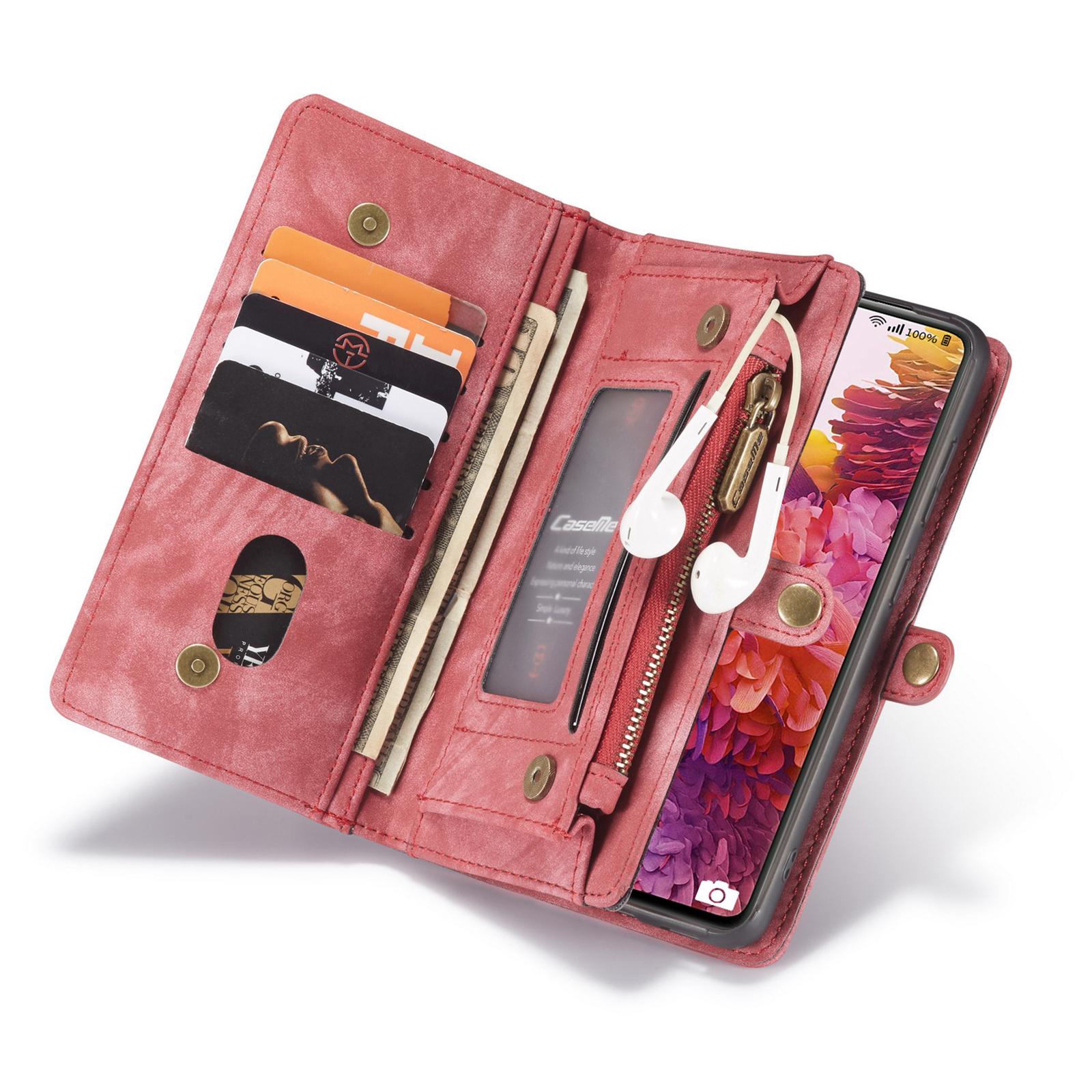 Étui portefeuille multi-cartes Samsung Galaxy S20 FE, Rouge