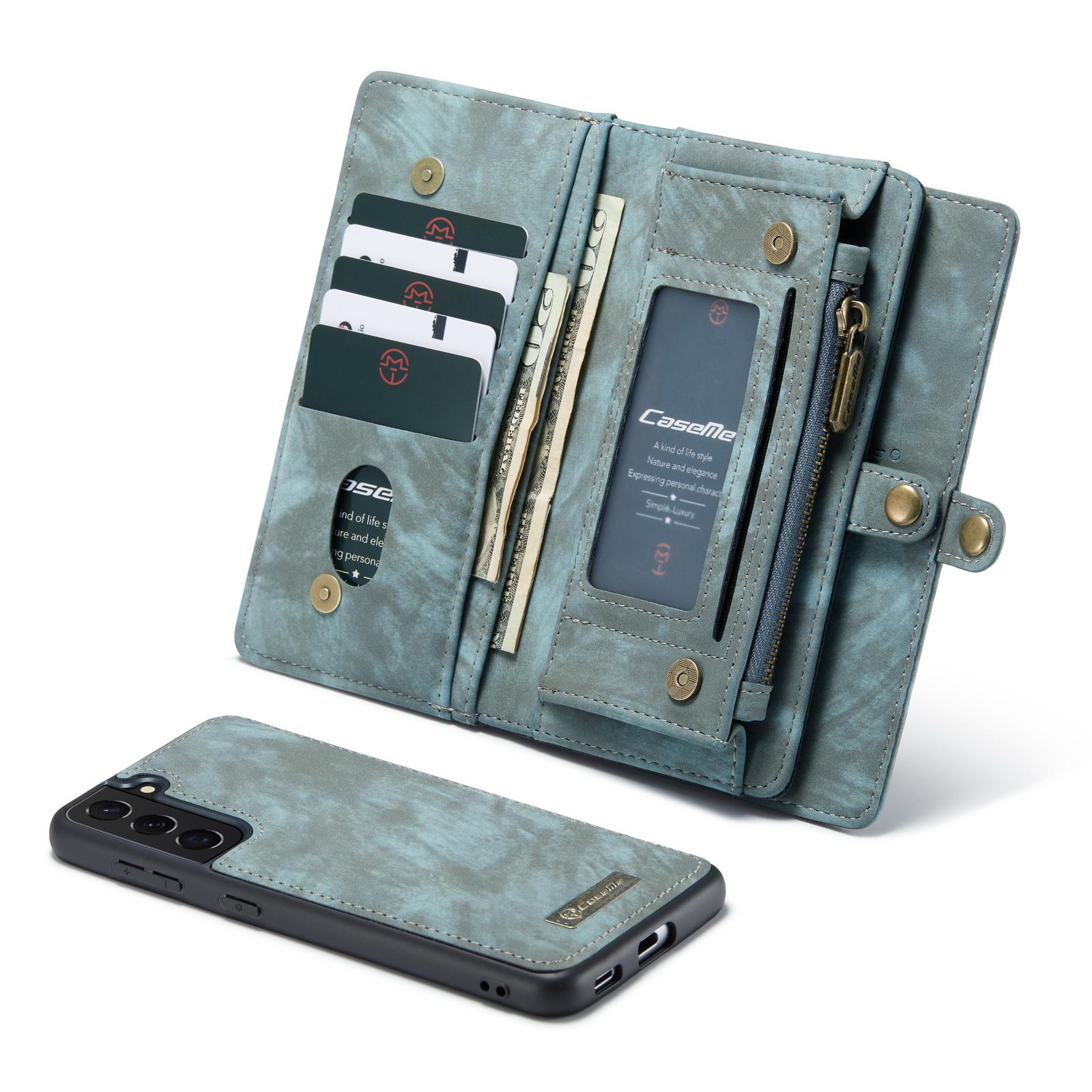 Étui portefeuille multi-cartes Samsung Galaxy S21, Bleu