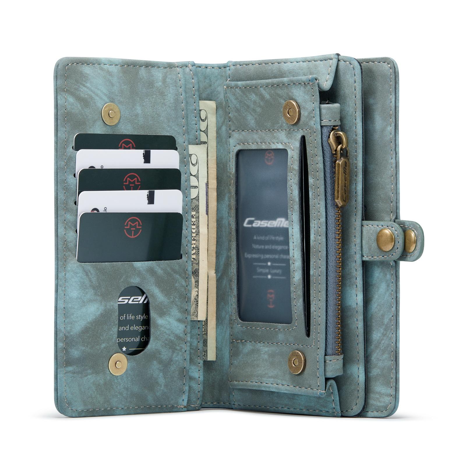 Étui portefeuille multi-cartes Samsung Galaxy S21, Bleu