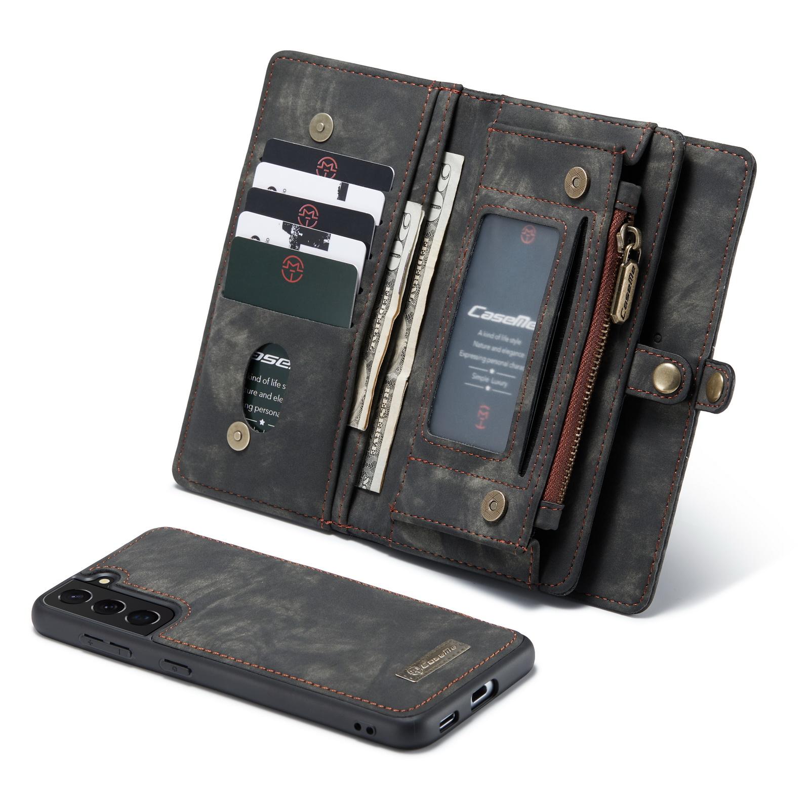 Étui portefeuille multi-cartes Samsung Galaxy S21, Gris