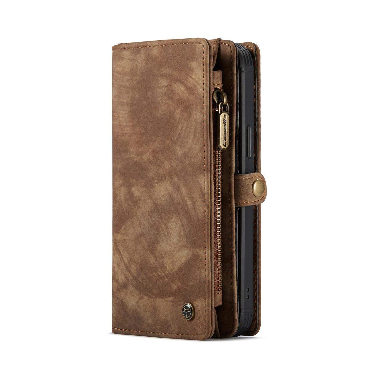 Étui portefeuille multi-cartes Apple iPhone 12 Mini, Marron