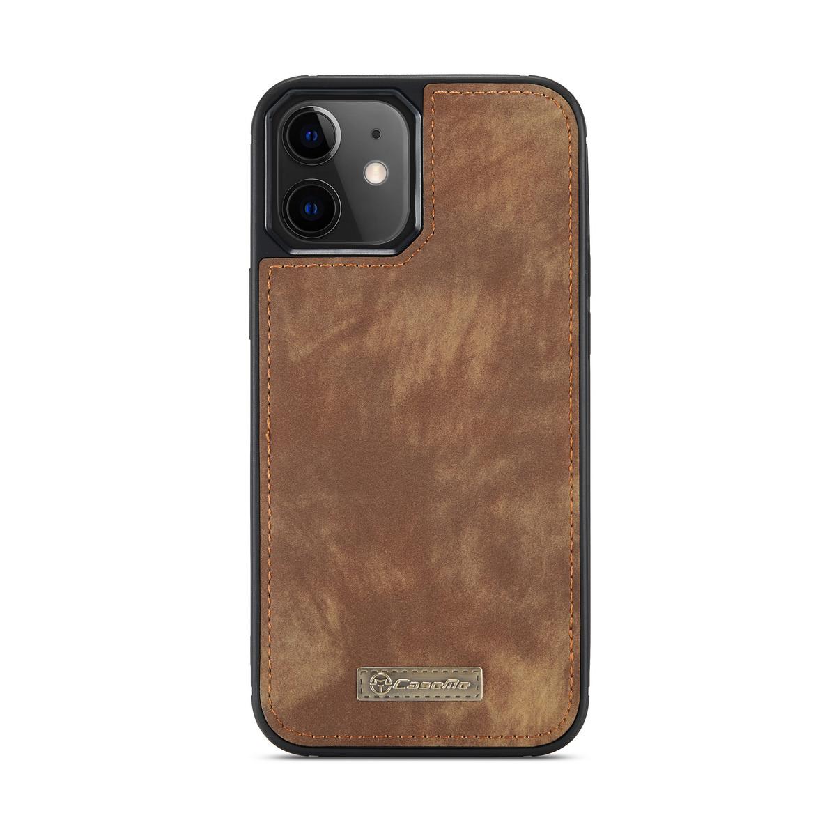 Étui portefeuille multi-cartes Apple iPhone 12 Mini, Marron