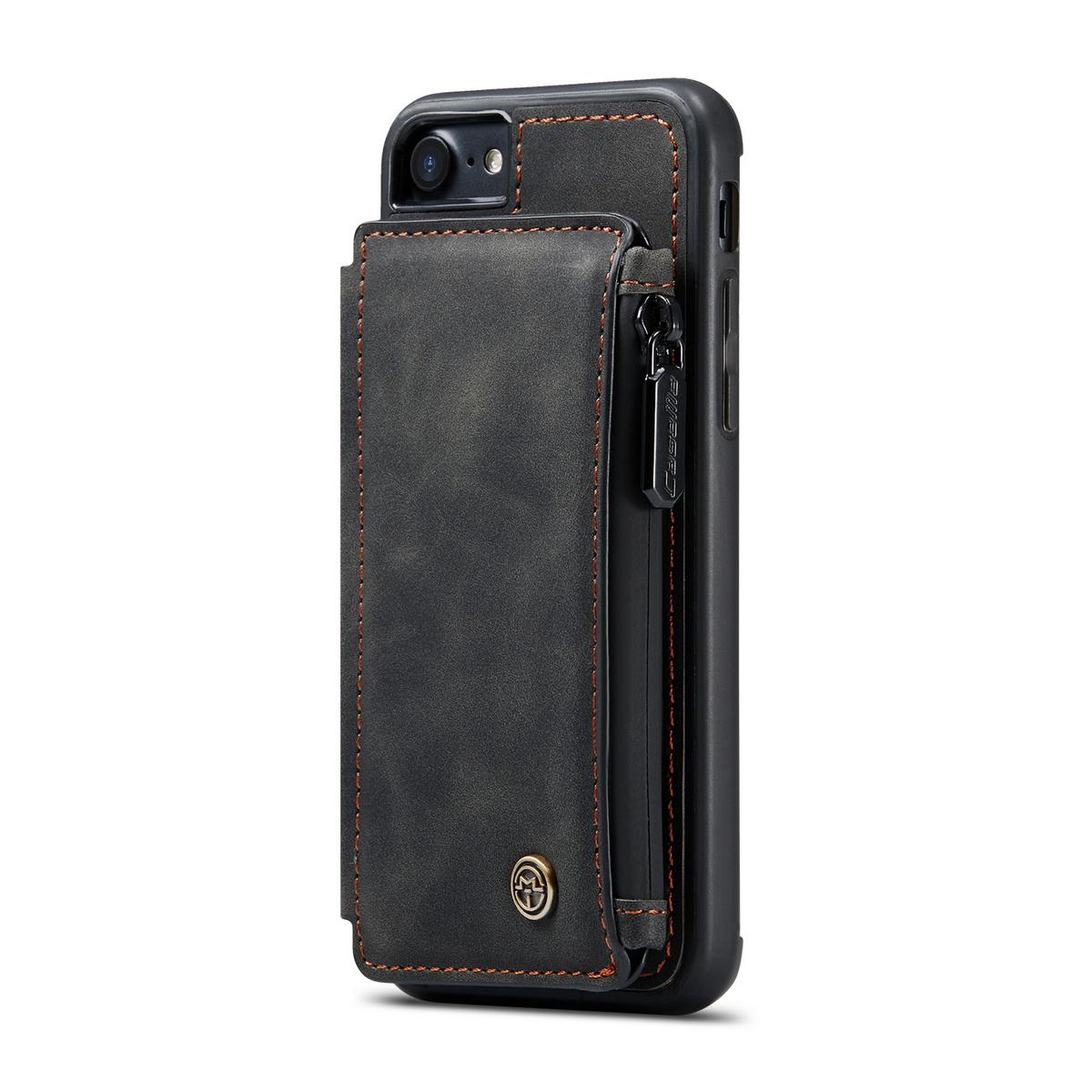 Coque avec plusieurs fentes iPhone SE (2020), noir