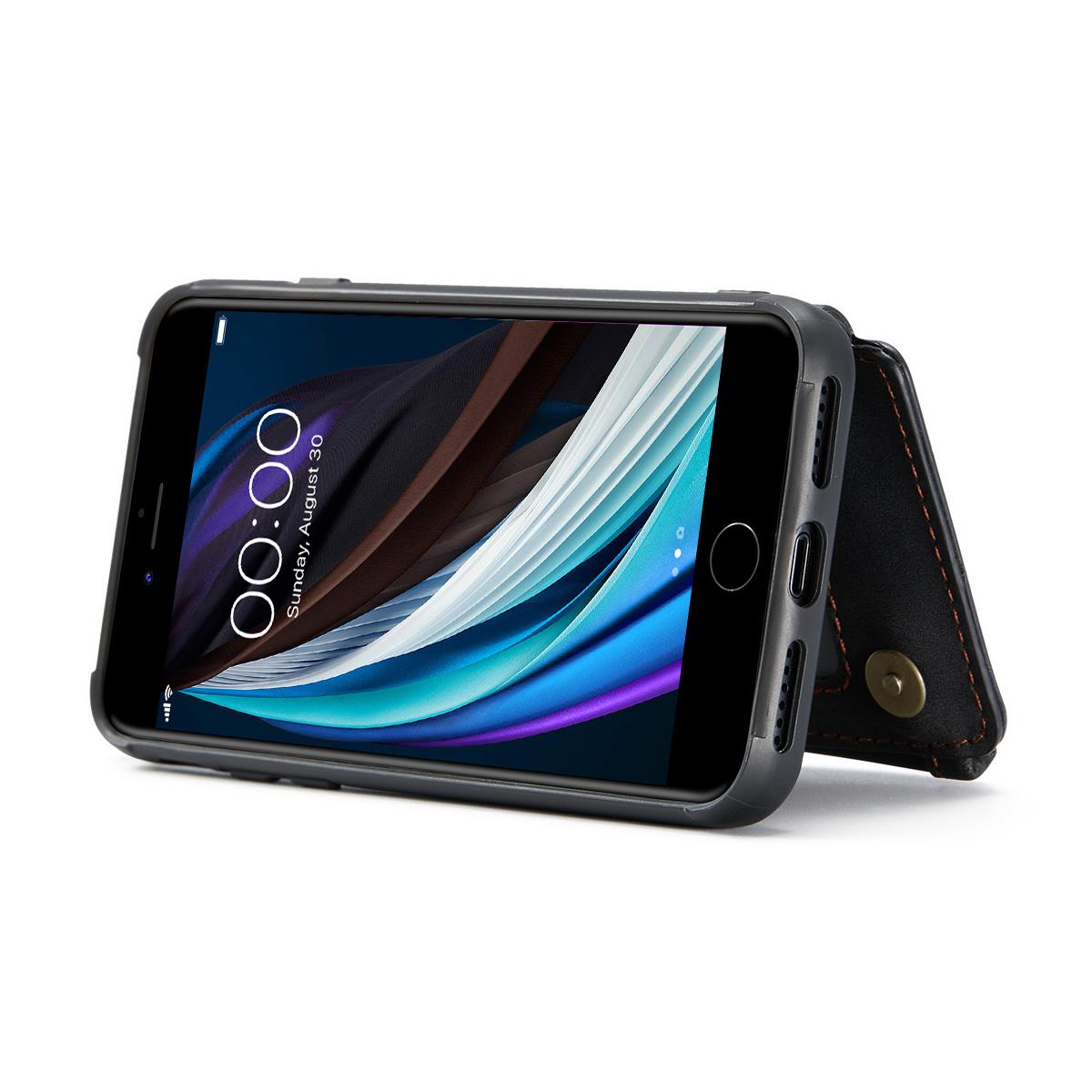 Coque avec plusieurs fentes iPhone SE (2020), noir