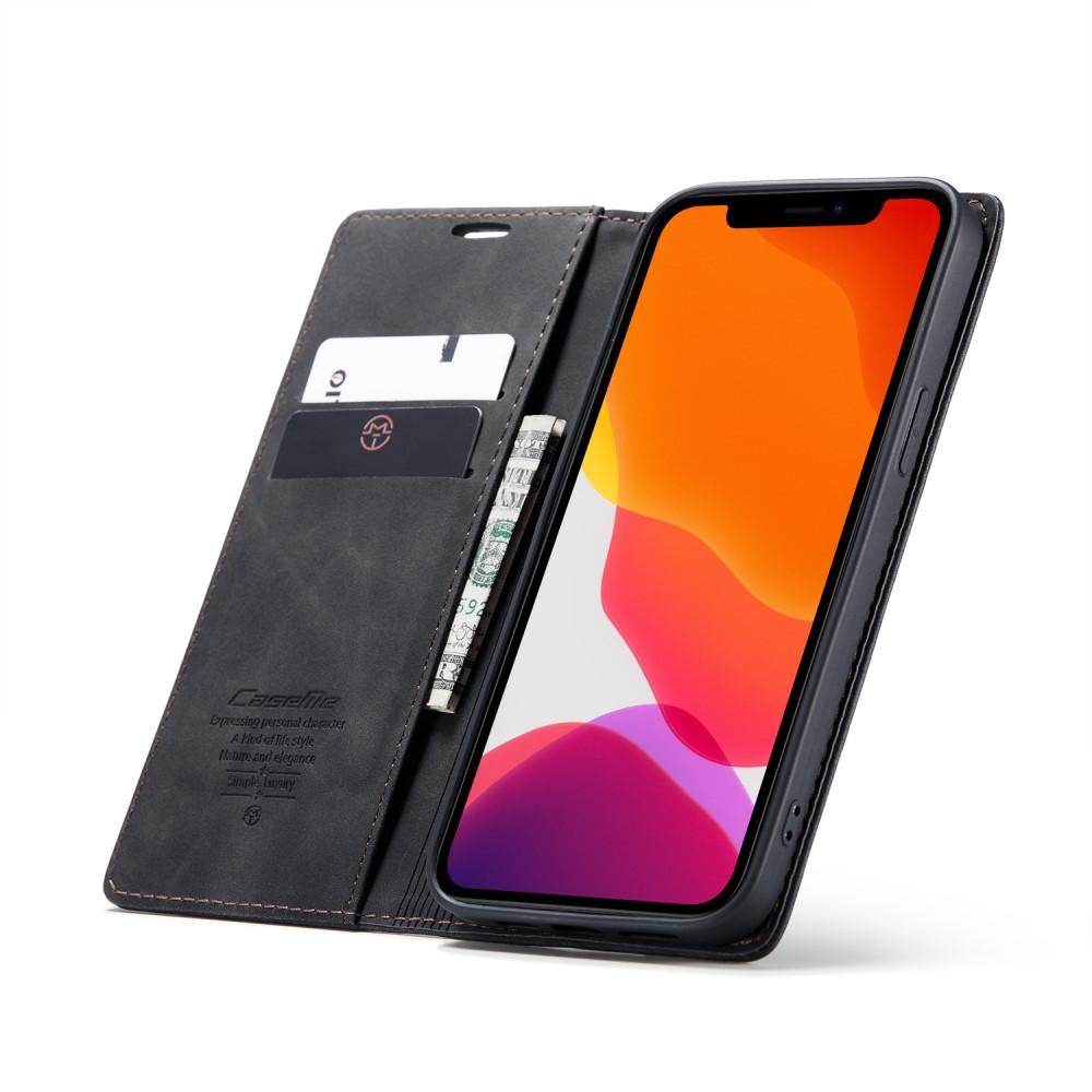 Étui portefeuille mince Apple iPhone 12/iPhone 12 Pro, Noir