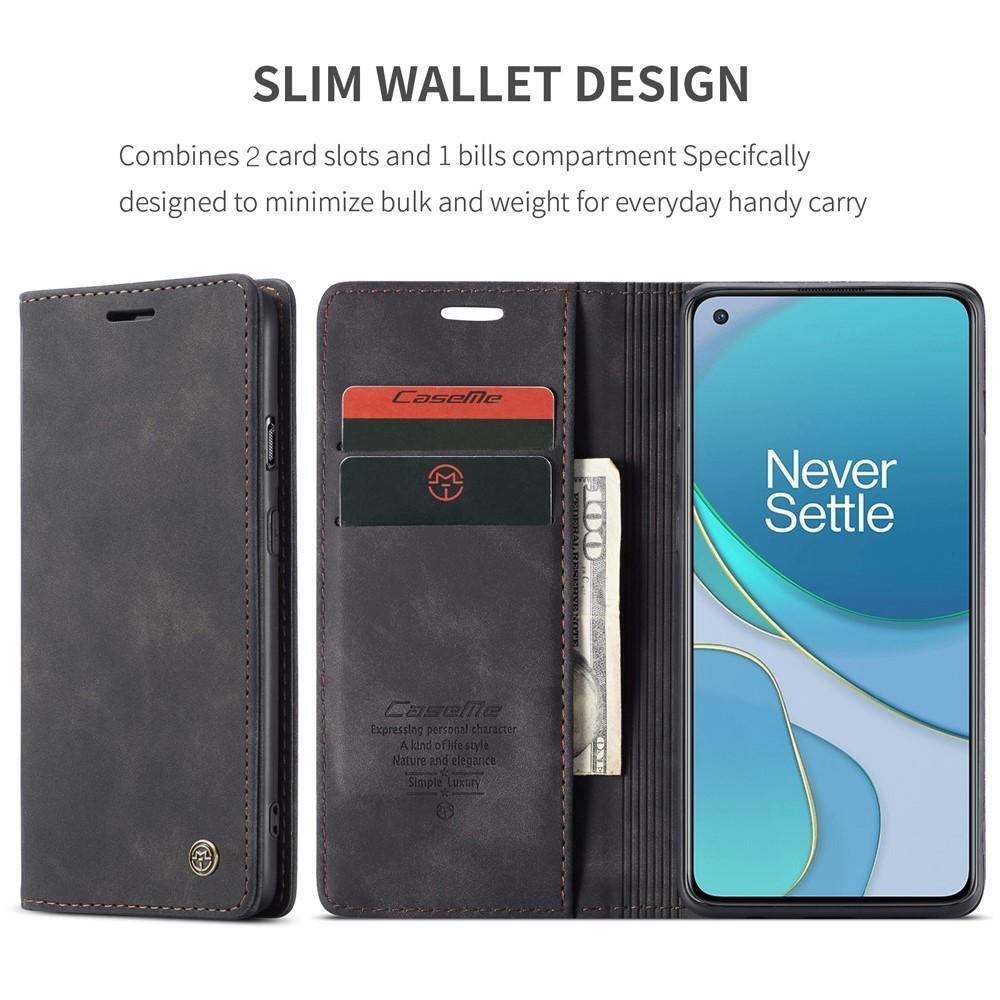 Étui portefeuille mince  OnePlus 8T, Noir