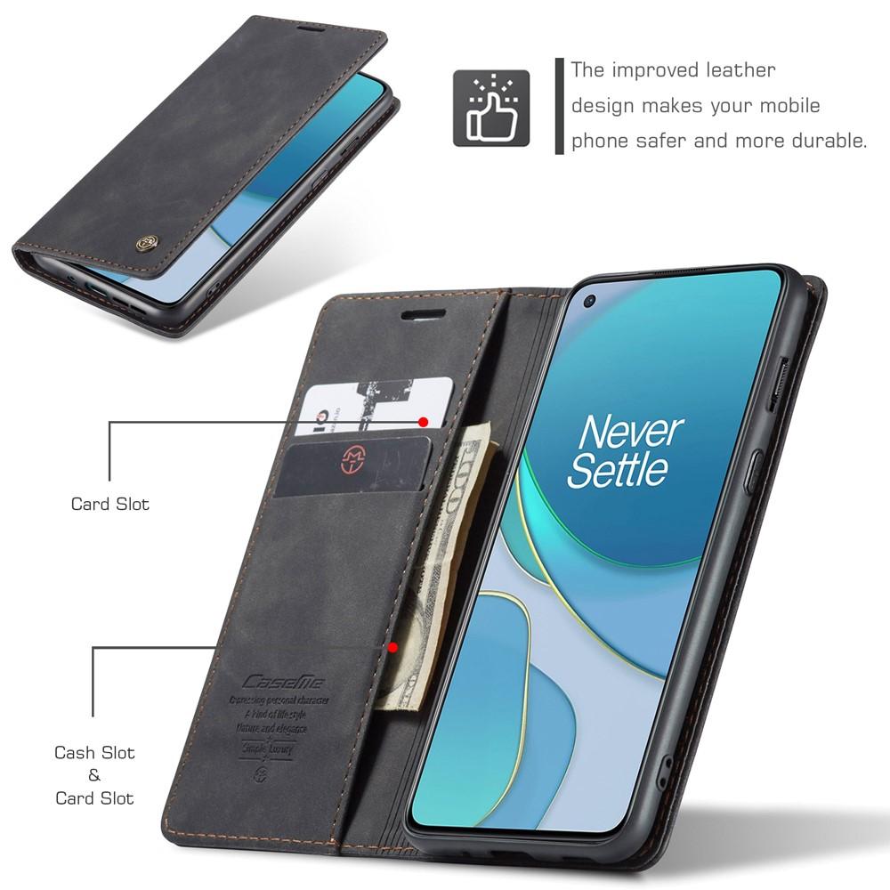 Étui portefeuille mince  OnePlus 8T, Noir