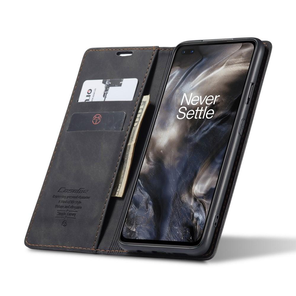 Étui portefeuille mince  OnePlus Nord, Noir