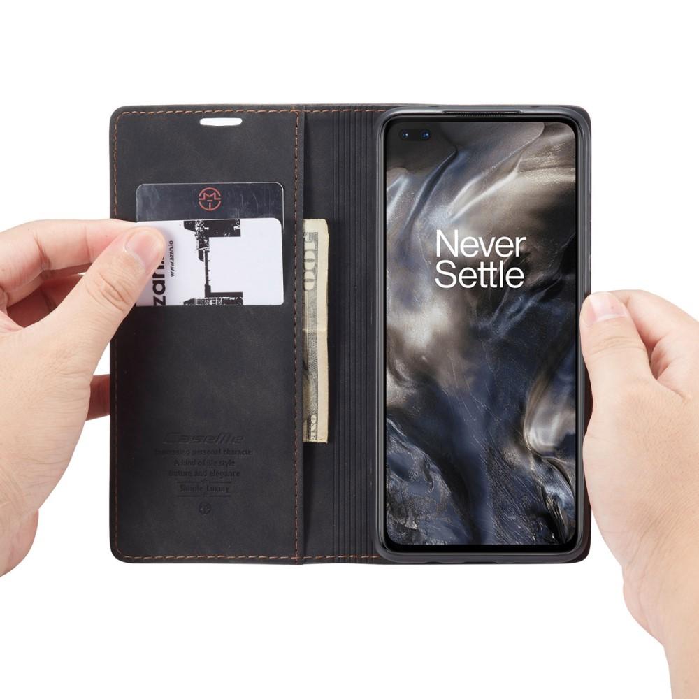 Étui portefeuille mince  OnePlus Nord, Noir