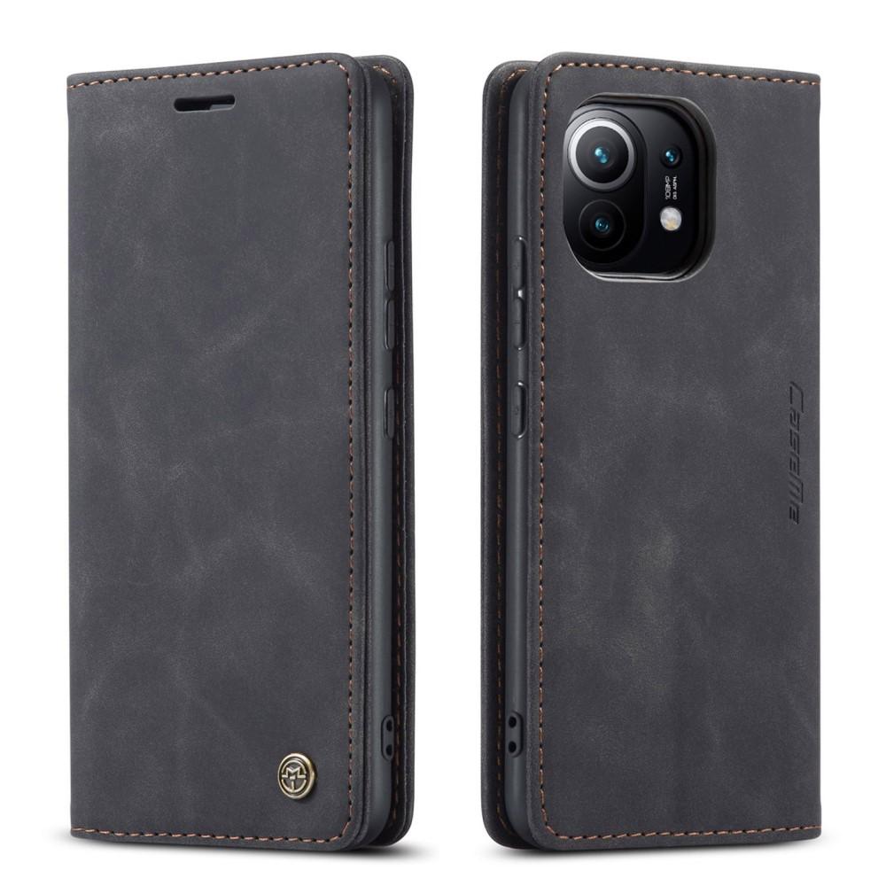Étui portefeuille mince Xiaomi Mi 11, Noir