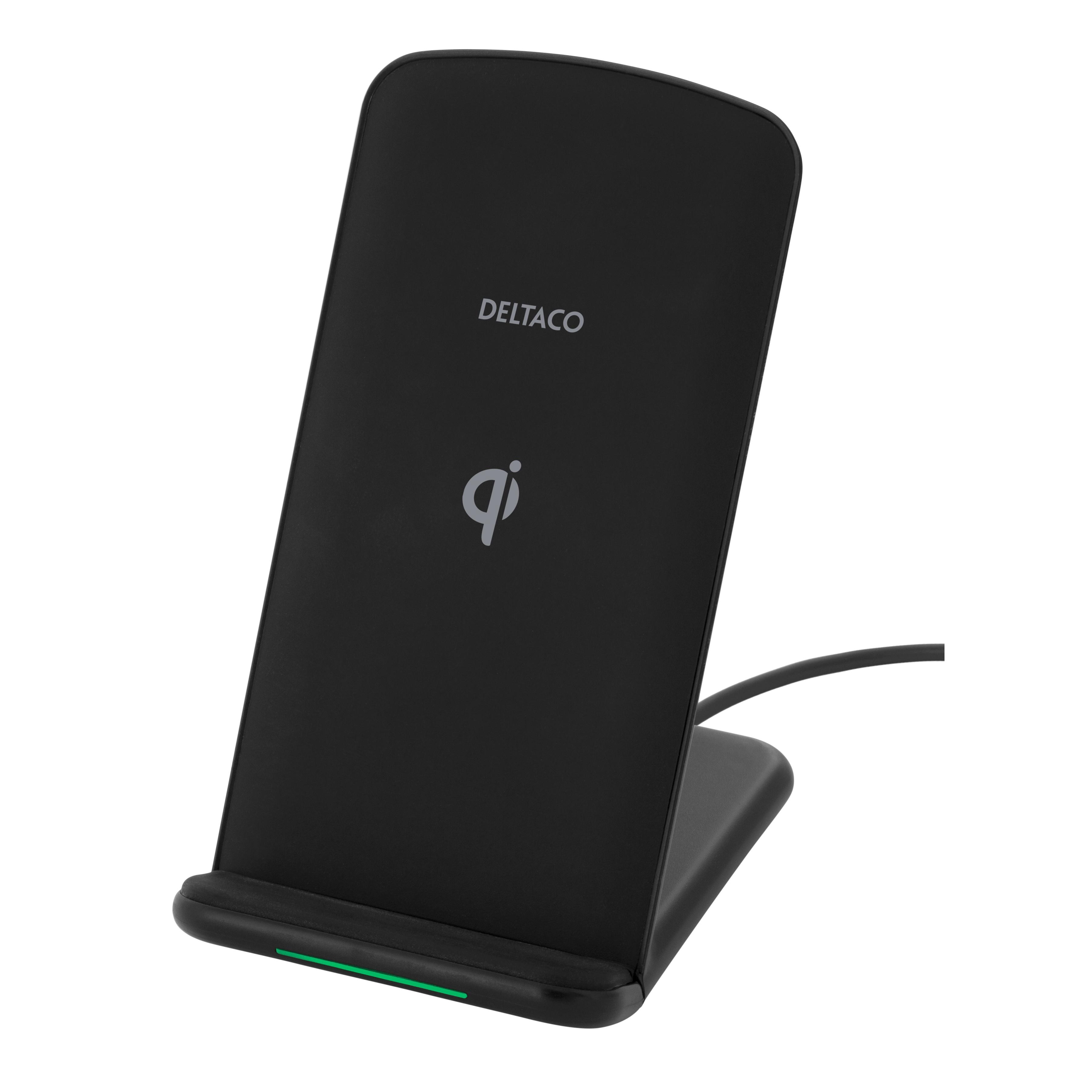 10W QI Stand Chargeur sans fil Noir