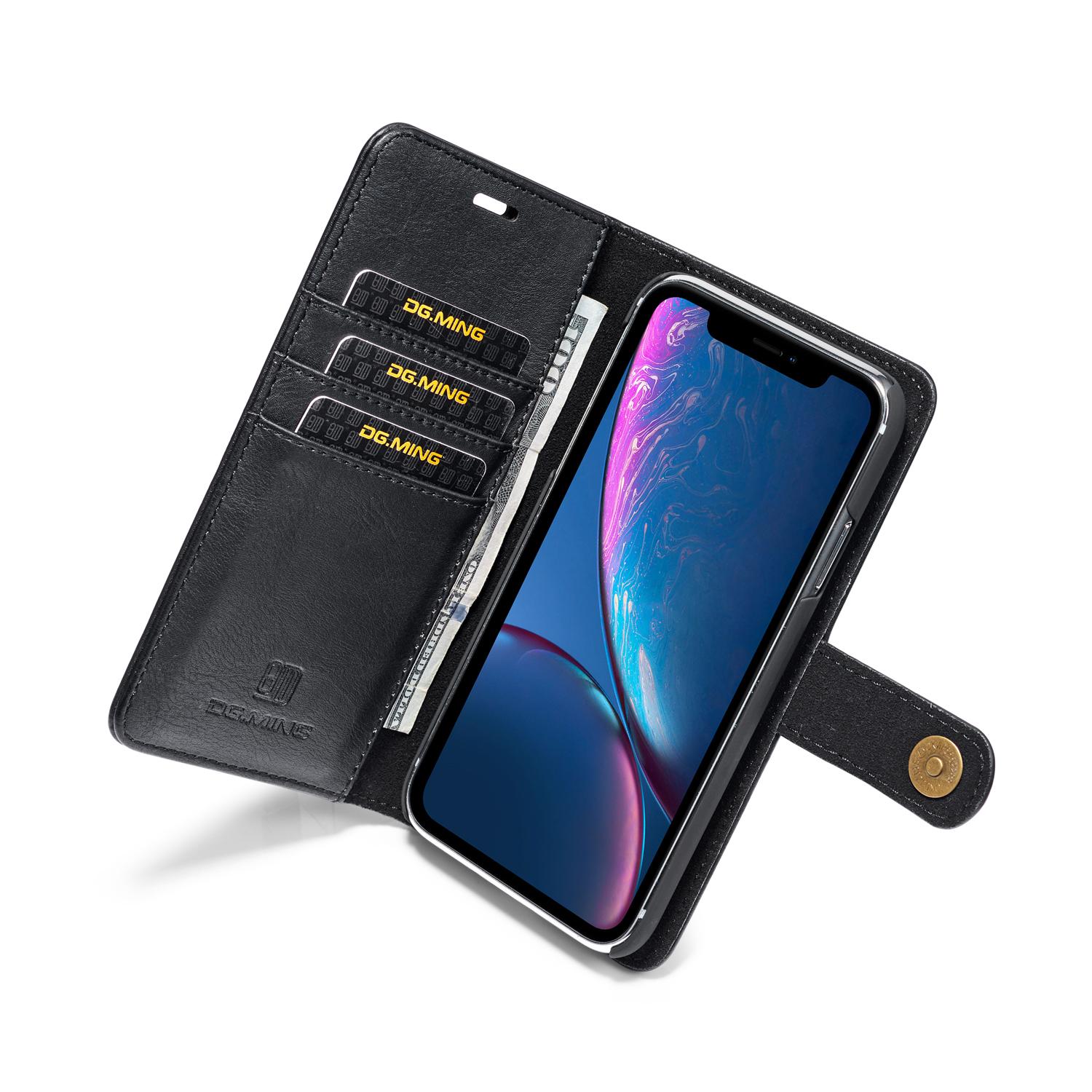 Étui portefeuille Magnet Wallet iPhone Xr, Black