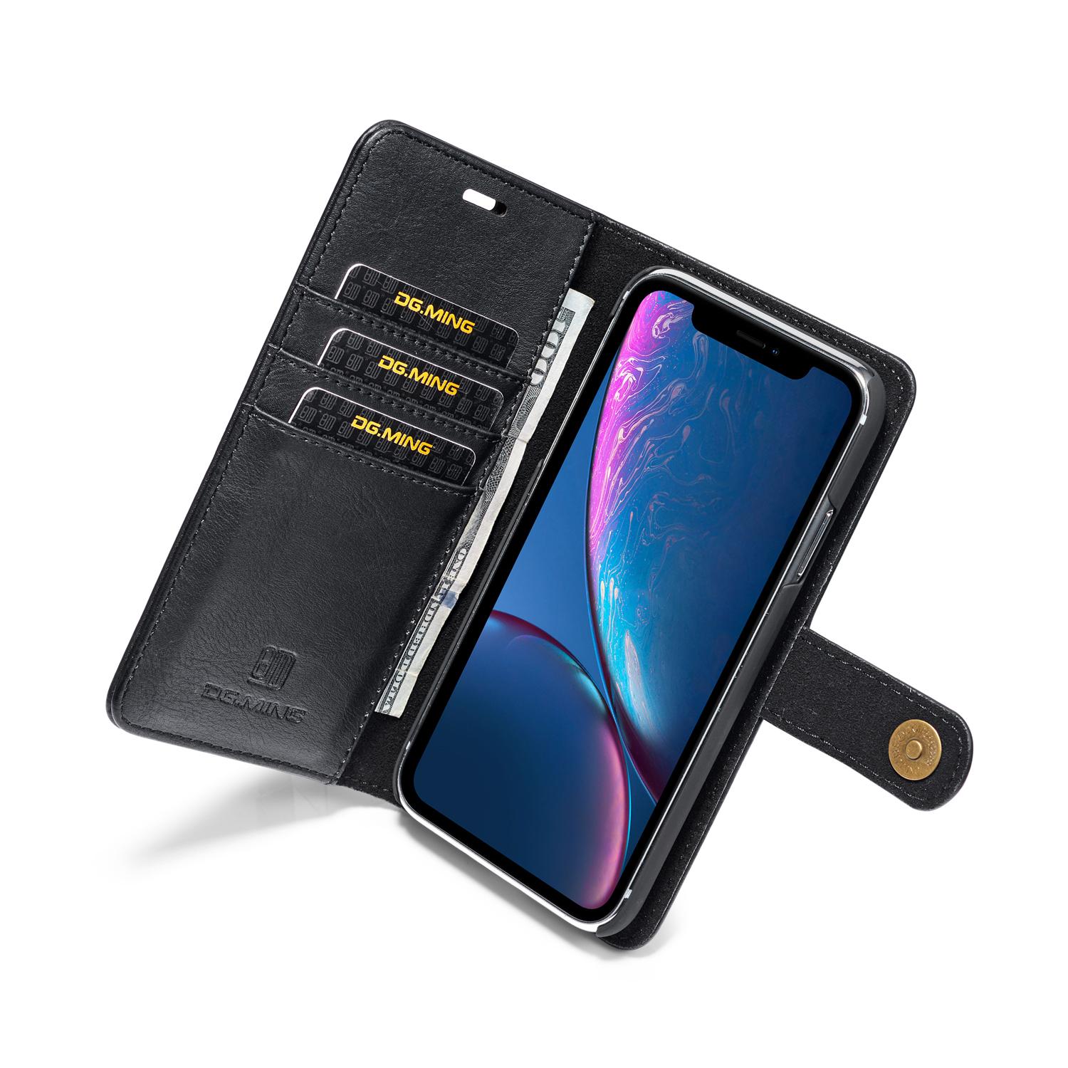 Étui portefeuille Magnet Wallet iPhone Xr Black