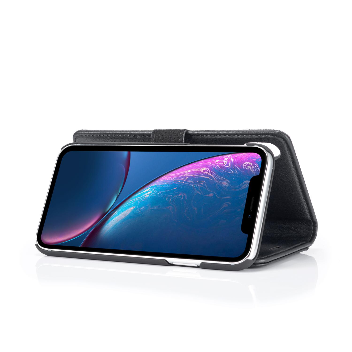 Étui portefeuille Magnet Wallet iPhone Xr, Black