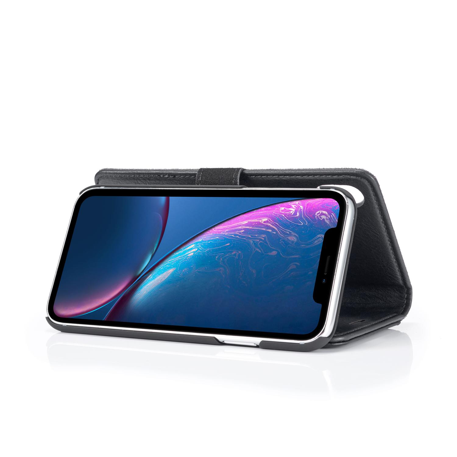 Étui portefeuille Magnet Wallet iPhone Xr Black