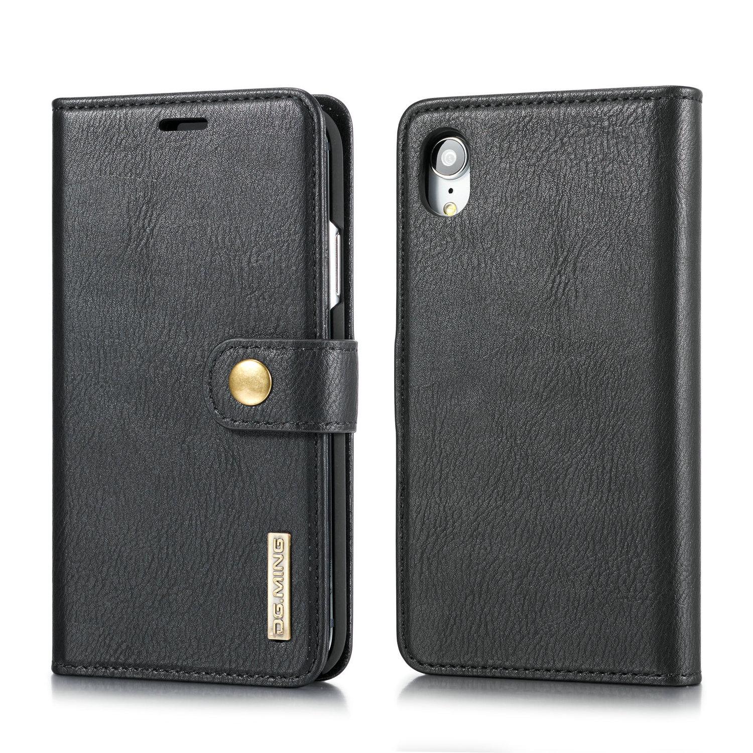 Étui portefeuille Magnet Wallet iPhone Xr, Black
