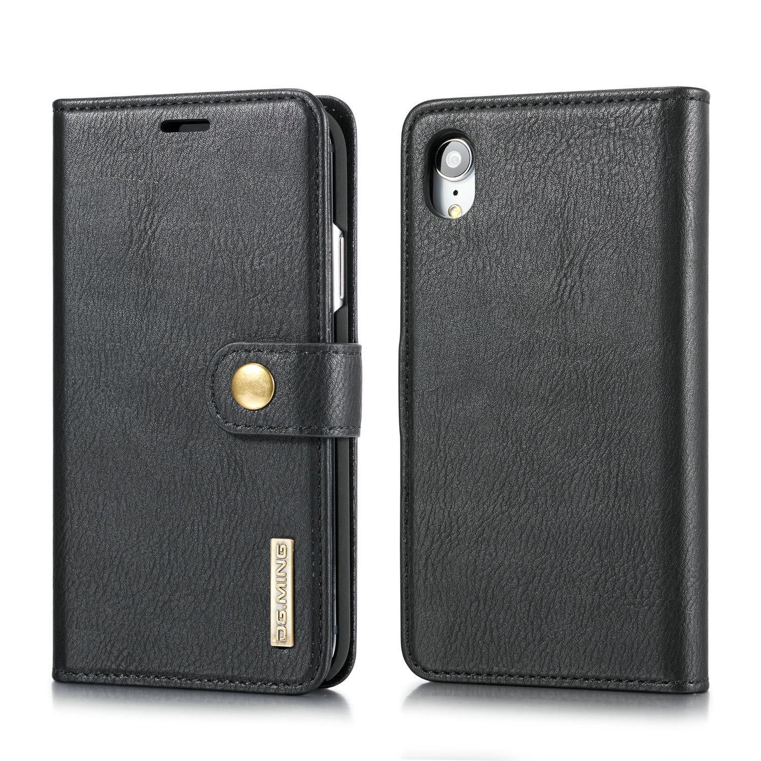 Étui portefeuille Magnet Wallet iPhone Xr Black