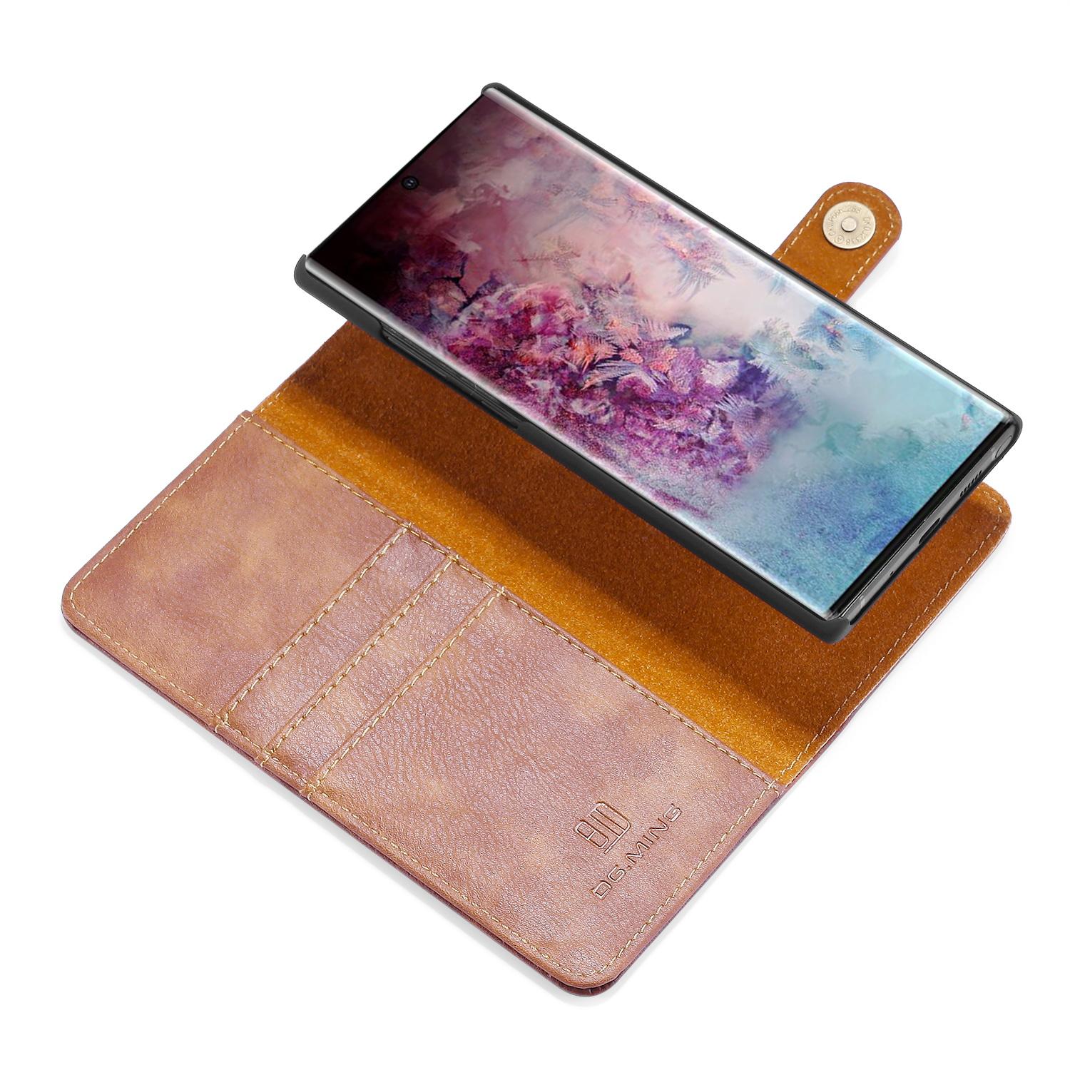 Étui portefeuille Magnet Wallet Samsung Galaxy Note 10 Plus Cognac