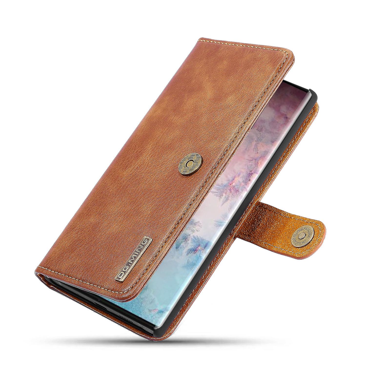 Étui portefeuille Magnet Wallet Samsung Galaxy Note 10 Plus, Marron