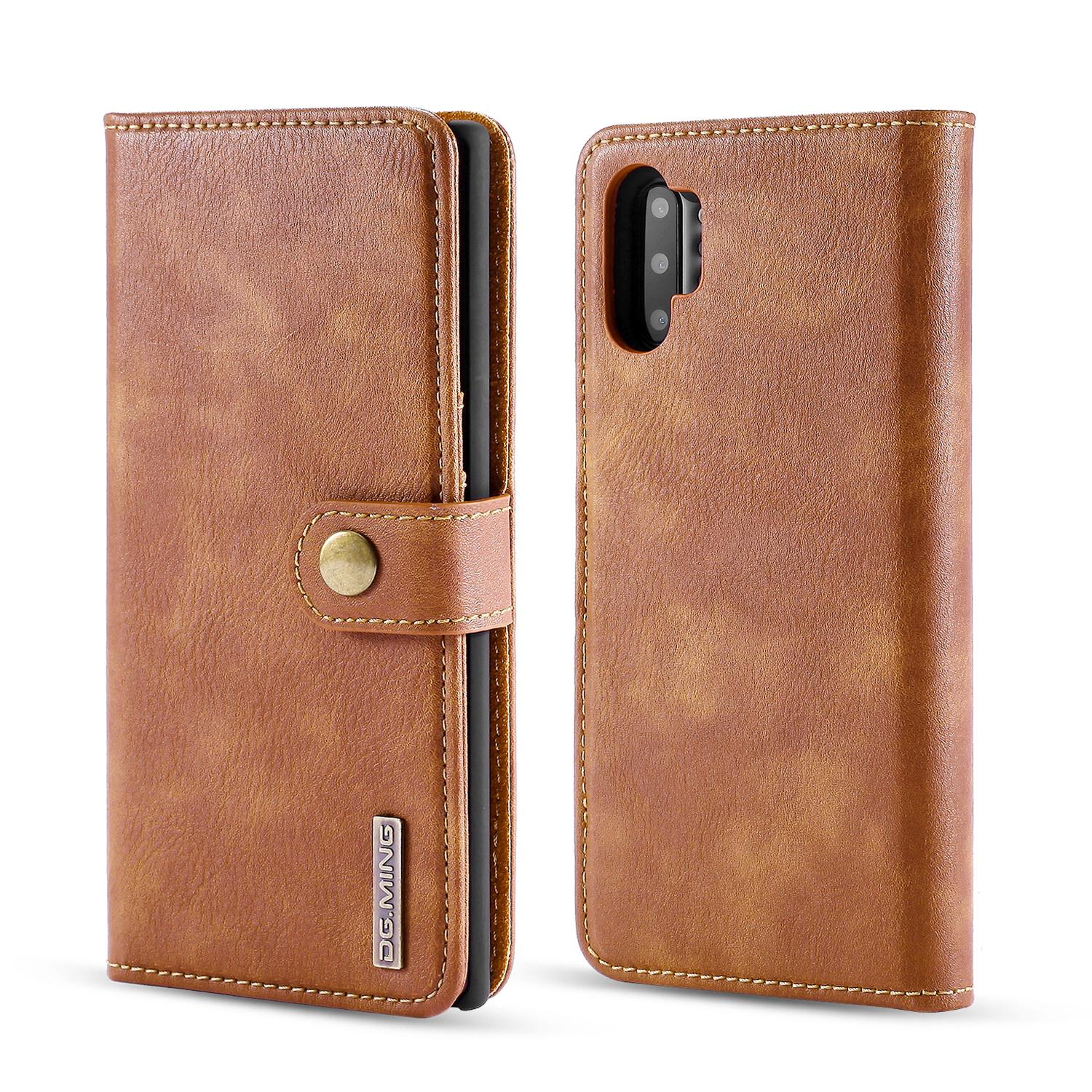 Étui portefeuille Magnet Wallet Samsung Galaxy Note 10 Plus Cognac