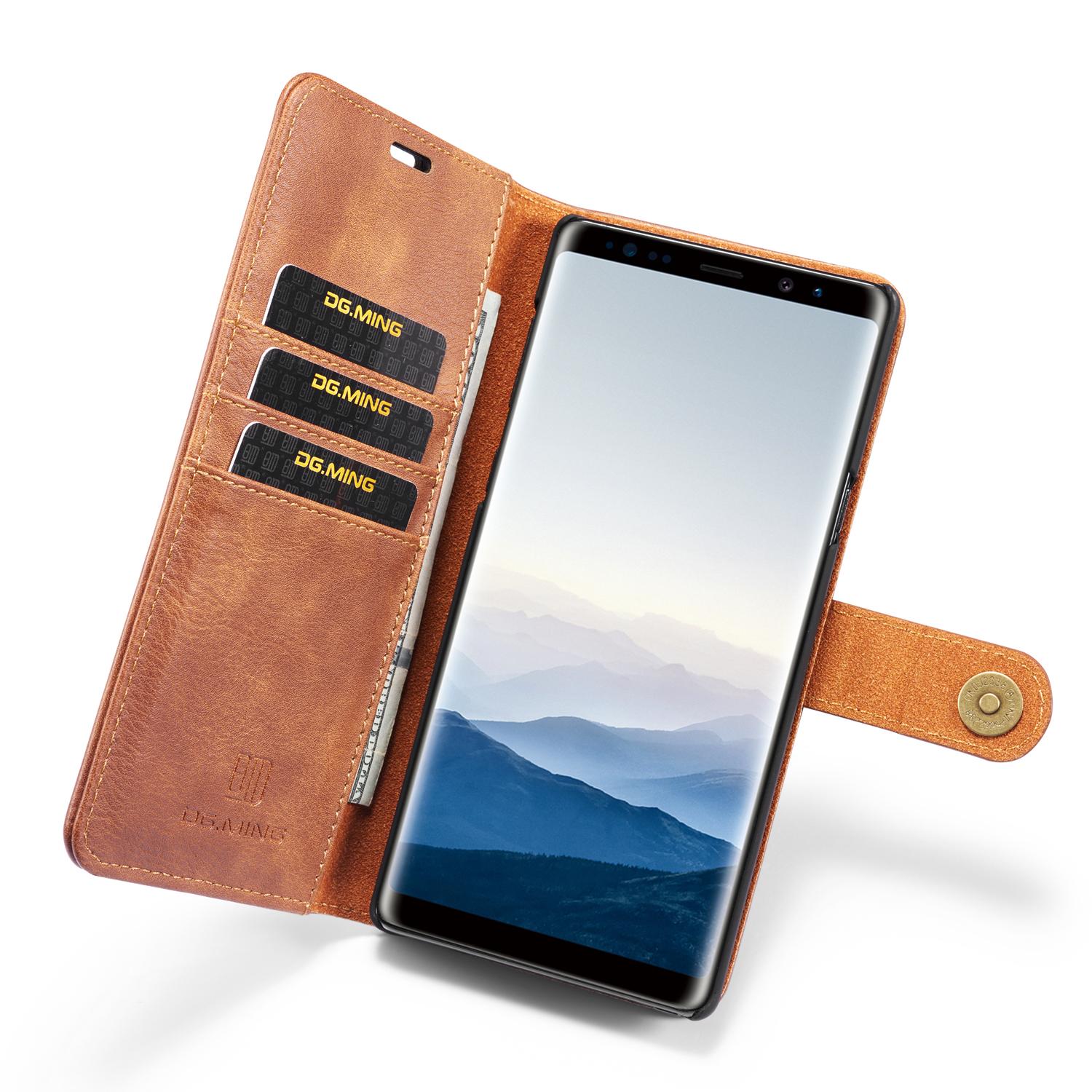 Étui portefeuille Magnet Wallet Samsung Galaxy Note 9, Cognac