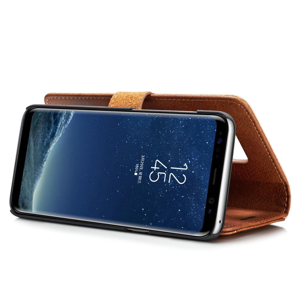 Étui portefeuille Magnet Wallet Samsung Galaxy S8 Plus Cognac