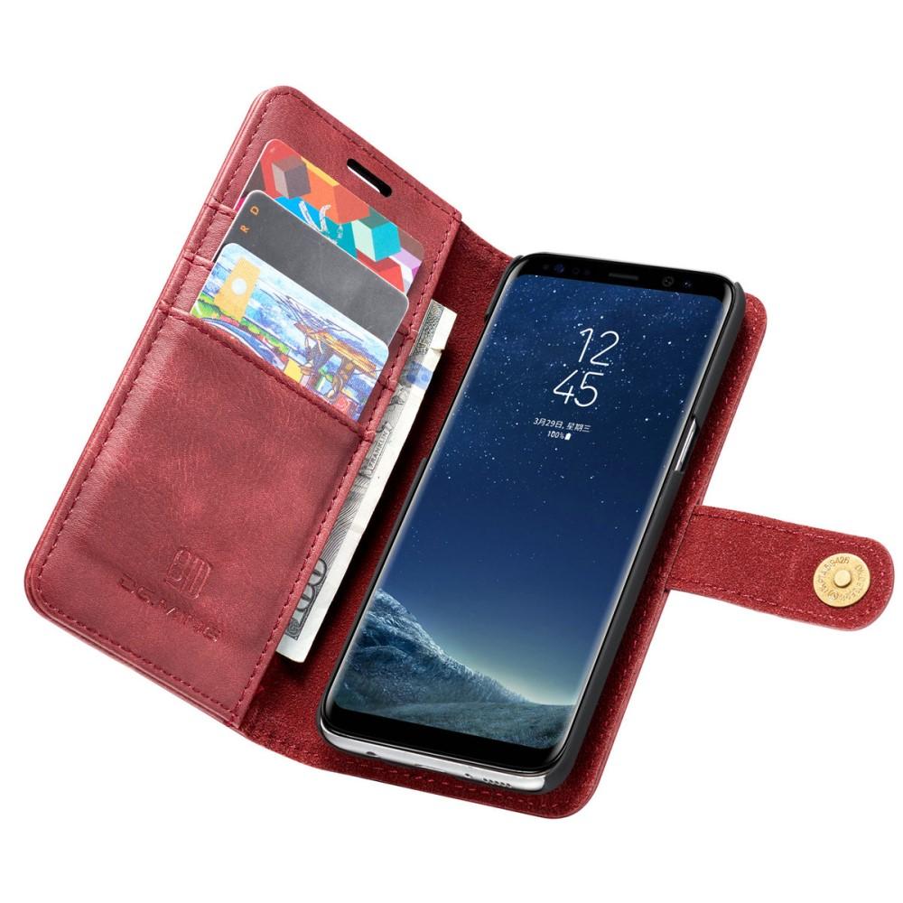 Étui portefeuille Magnet Wallet Samsung Galaxy S8 Red