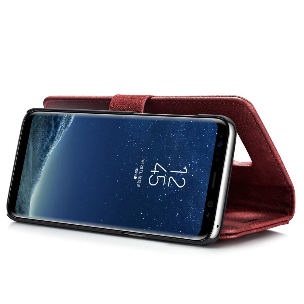 Étui portefeuille Magnet Wallet Samsung Galaxy S8 Red
