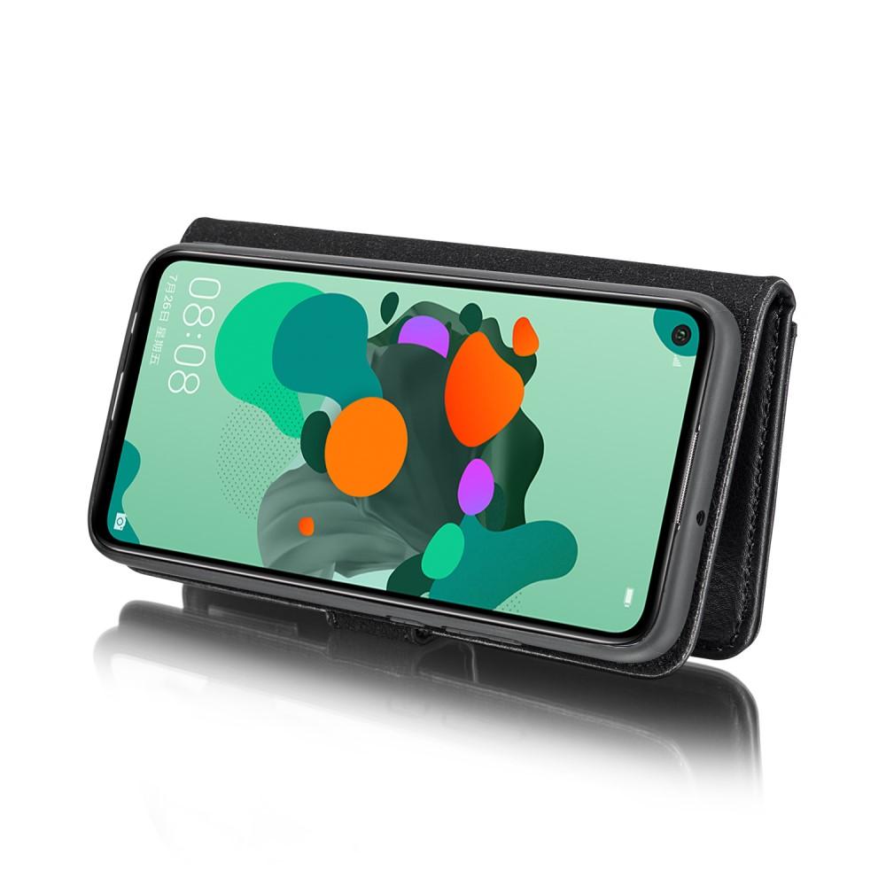 Étui portefeuille Magnet Wallet Huawei Mate 30 Lite, Noir