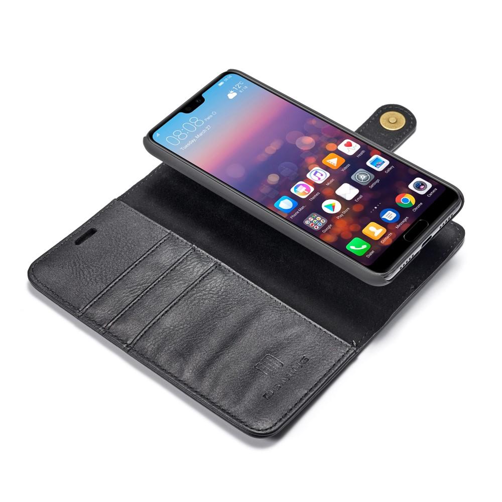 Étui portefeuille Magnet Wallet Huawei P20, Noir