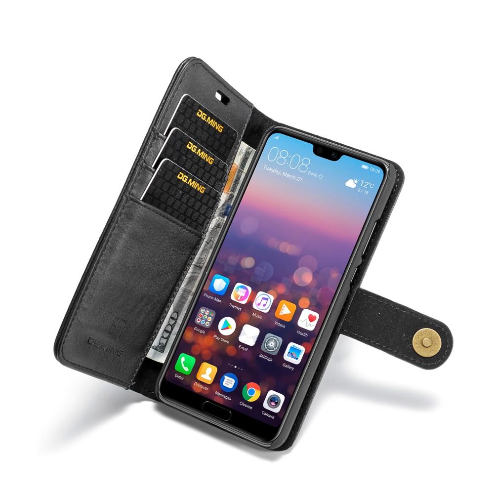 Étui portefeuille Magnet Wallet Huawei P20, Noir
