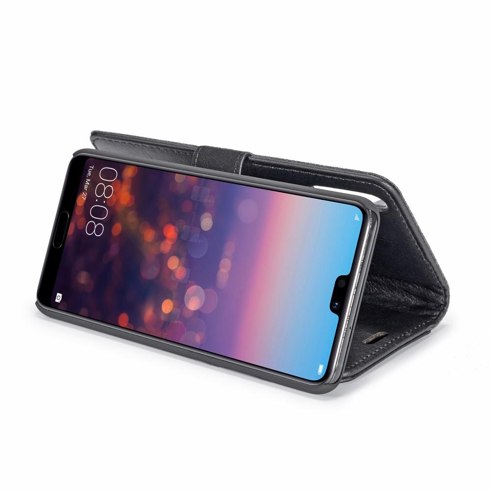 Étui portefeuille Magnet Wallet Huawei P20, Noir