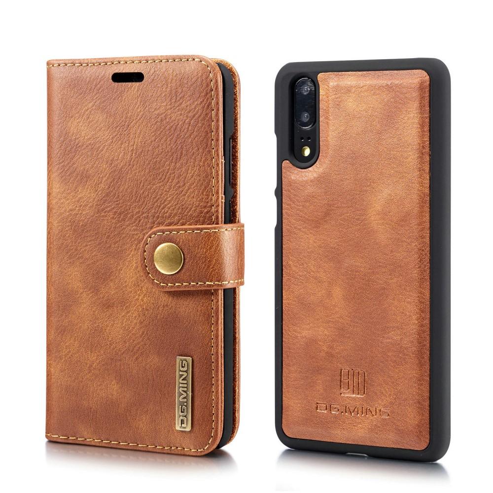 Étui portefeuille Magnet Wallet Huawei P20, Cognac