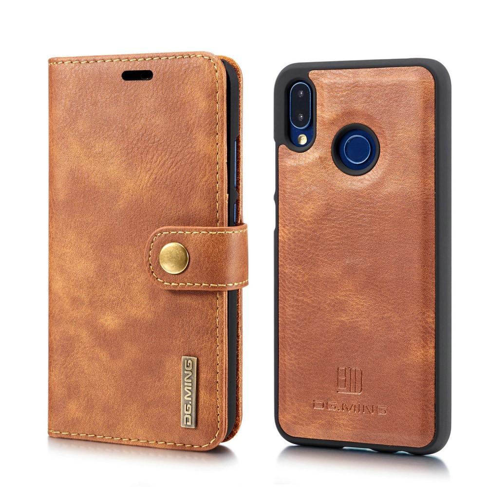 Étui portefeuille Magnet Wallet Huawei P20 Lite Cognac