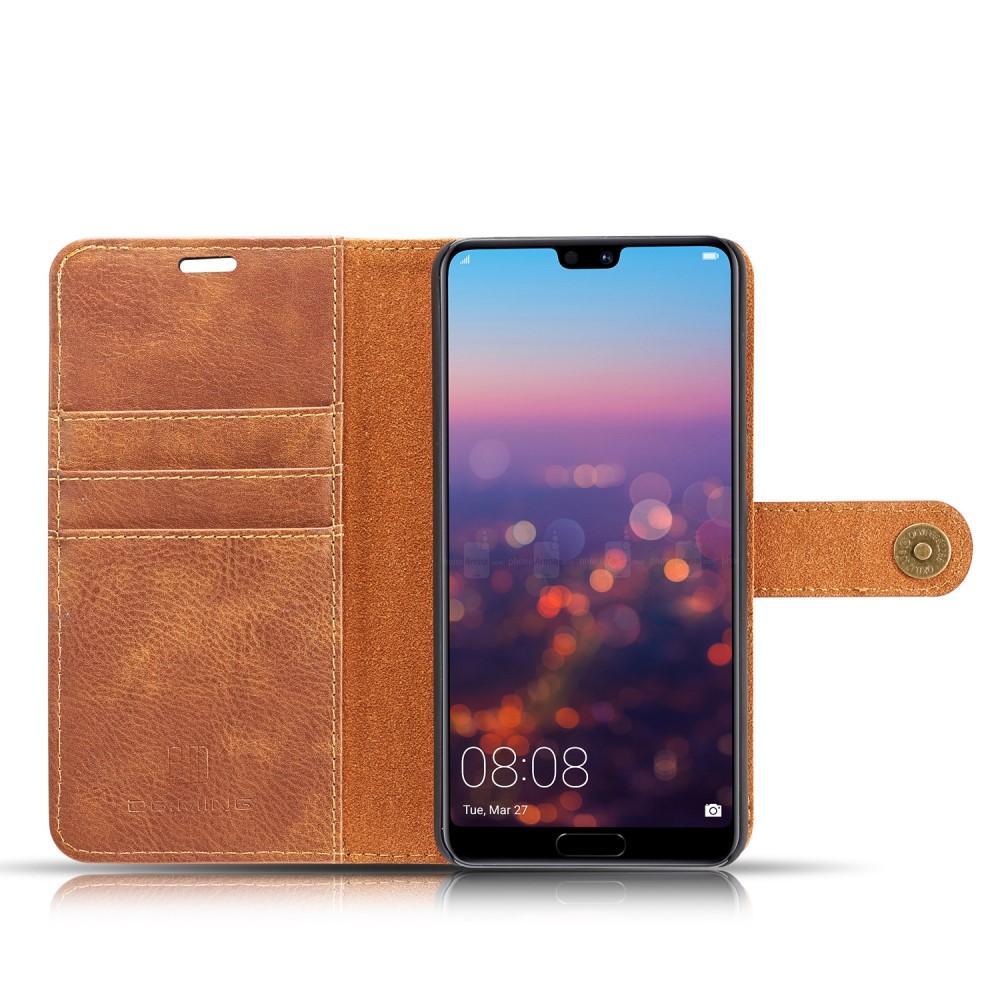 Étui portefeuille Magnet Wallet Huawei P20 Pro, Cognac