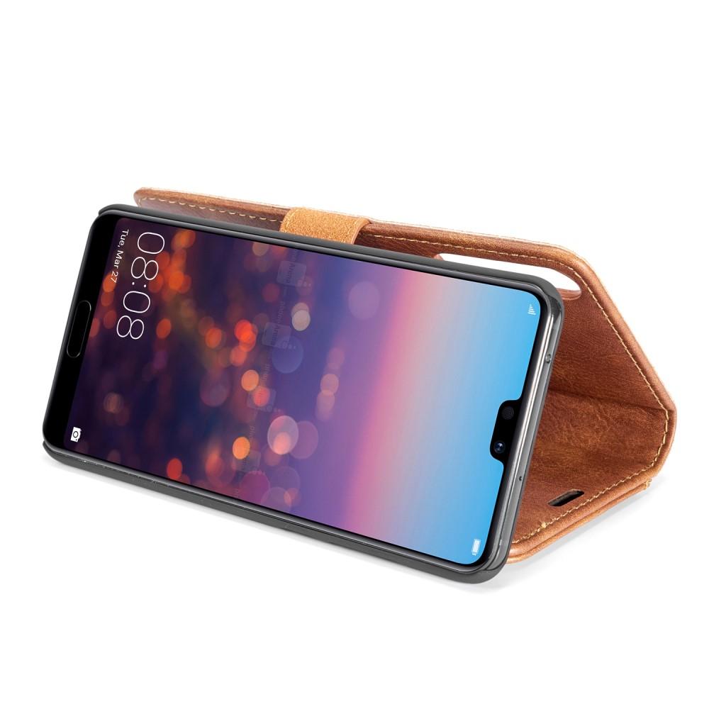Étui portefeuille Magnet Wallet Huawei P20 Pro, Cognac