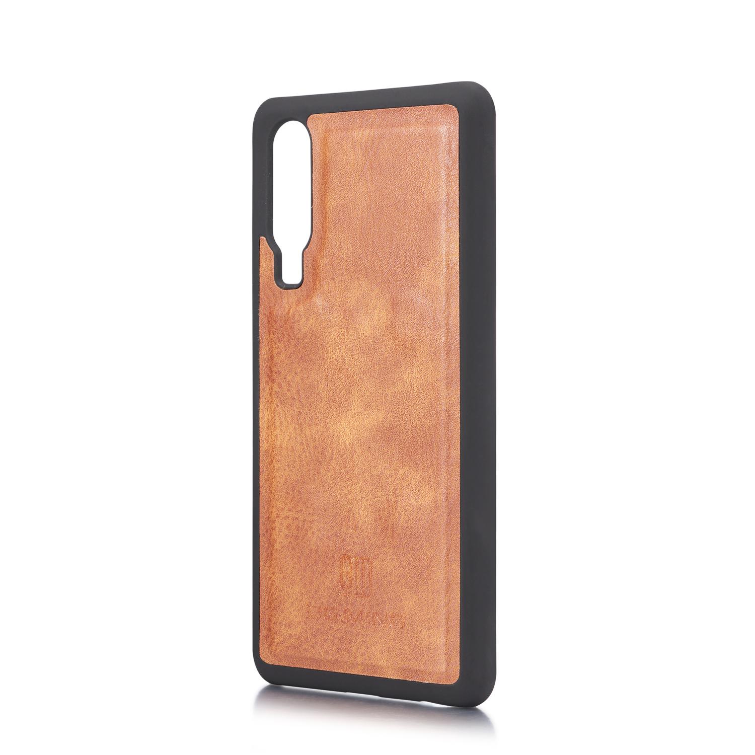 Étui portefeuille Magnet Wallet Huawei P30 Cognac