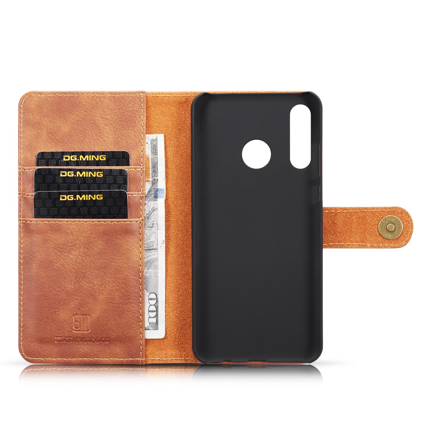 Étui portefeuille Magnet Wallet Huawei P30 Lite Cognac