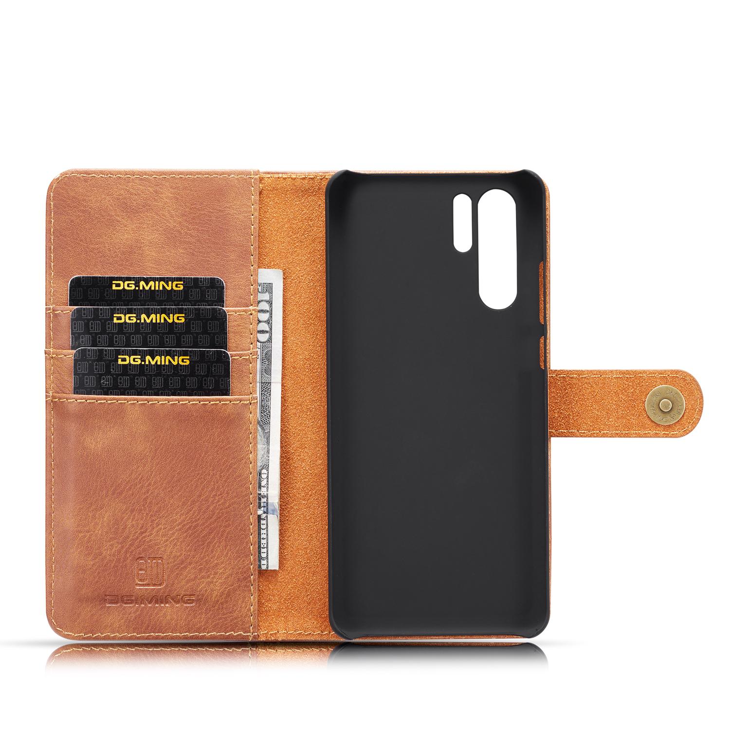 Étui portefeuille Magnet Wallet Huawei P30 Pro Cognac